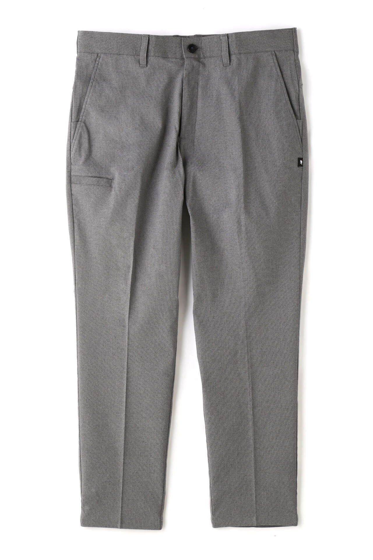 ストレッチピンヘッド ワイド テーパード ロングパンツ (MENS WORLD)