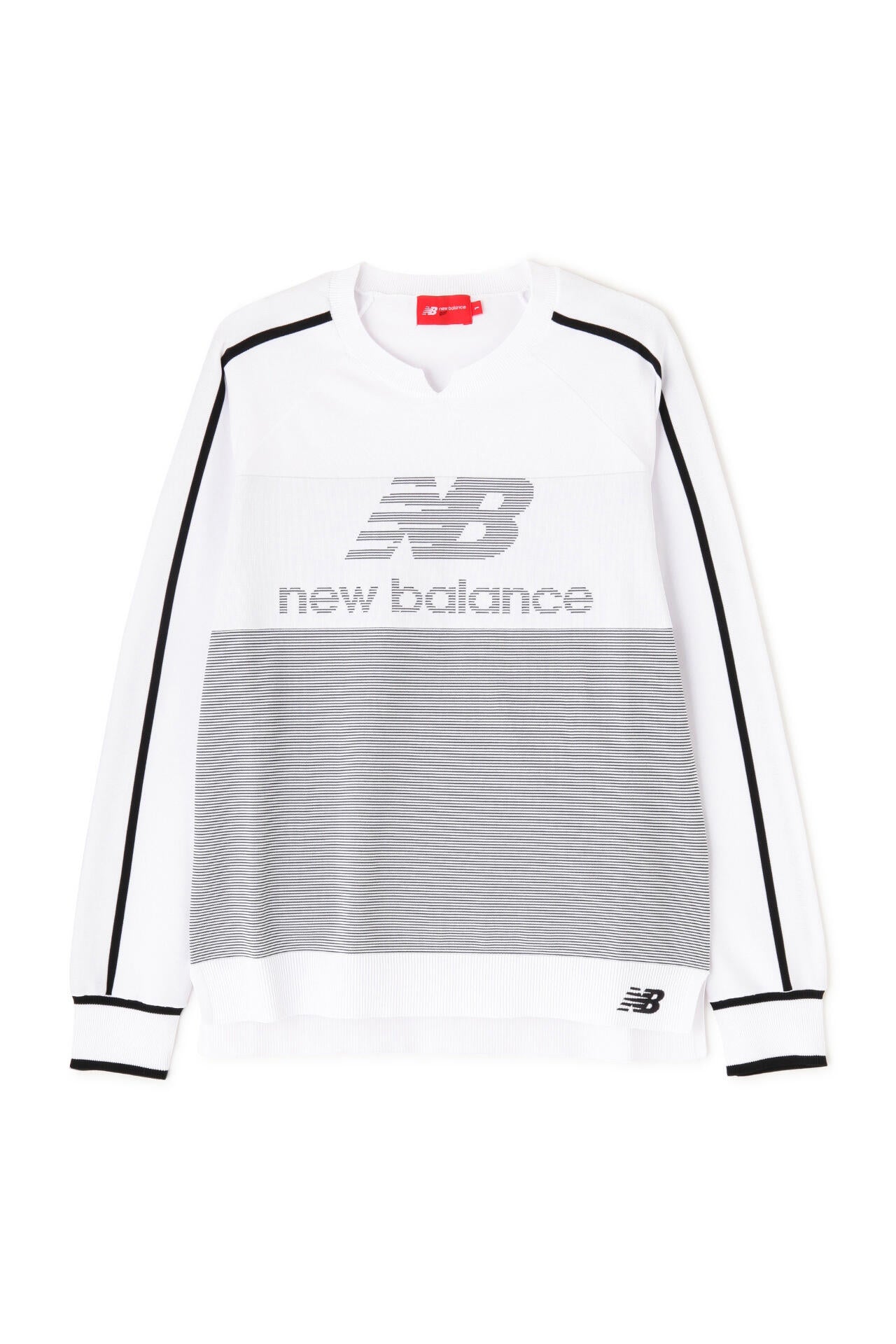ロゴ×ボーダー クルーネック ニット プルオーバー (WOMENS WORLD)