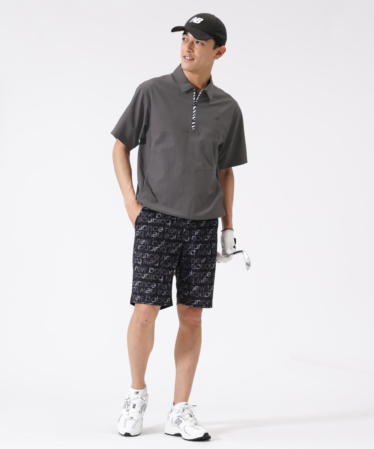 【直営店舗限定カラー有】ハーフジップ シャツアウター (MENS)