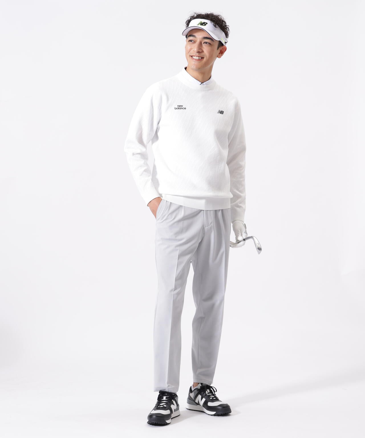 ワンタック ワイド ロングパンツ (MENS)