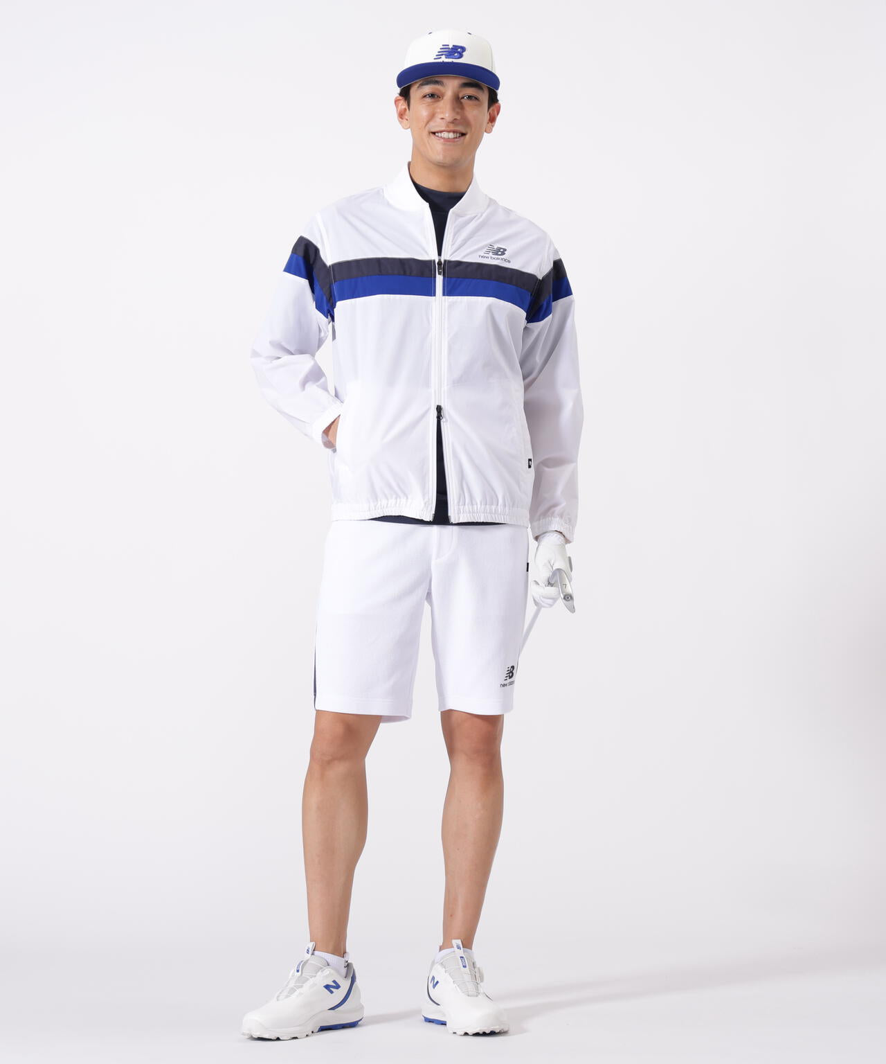 ハーフスリーブ モックネック プルオーバー (MENS)
