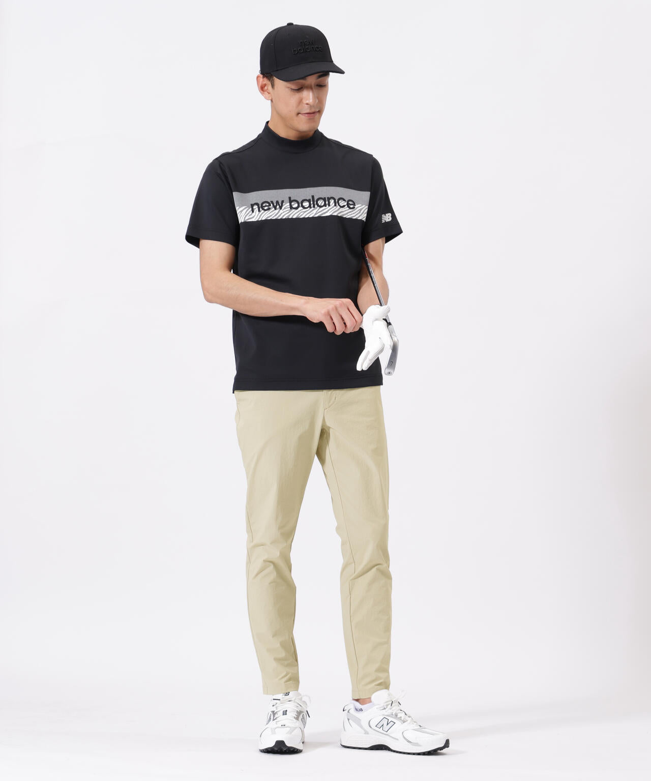 半袖 モックネック プルオーバー (MENS)