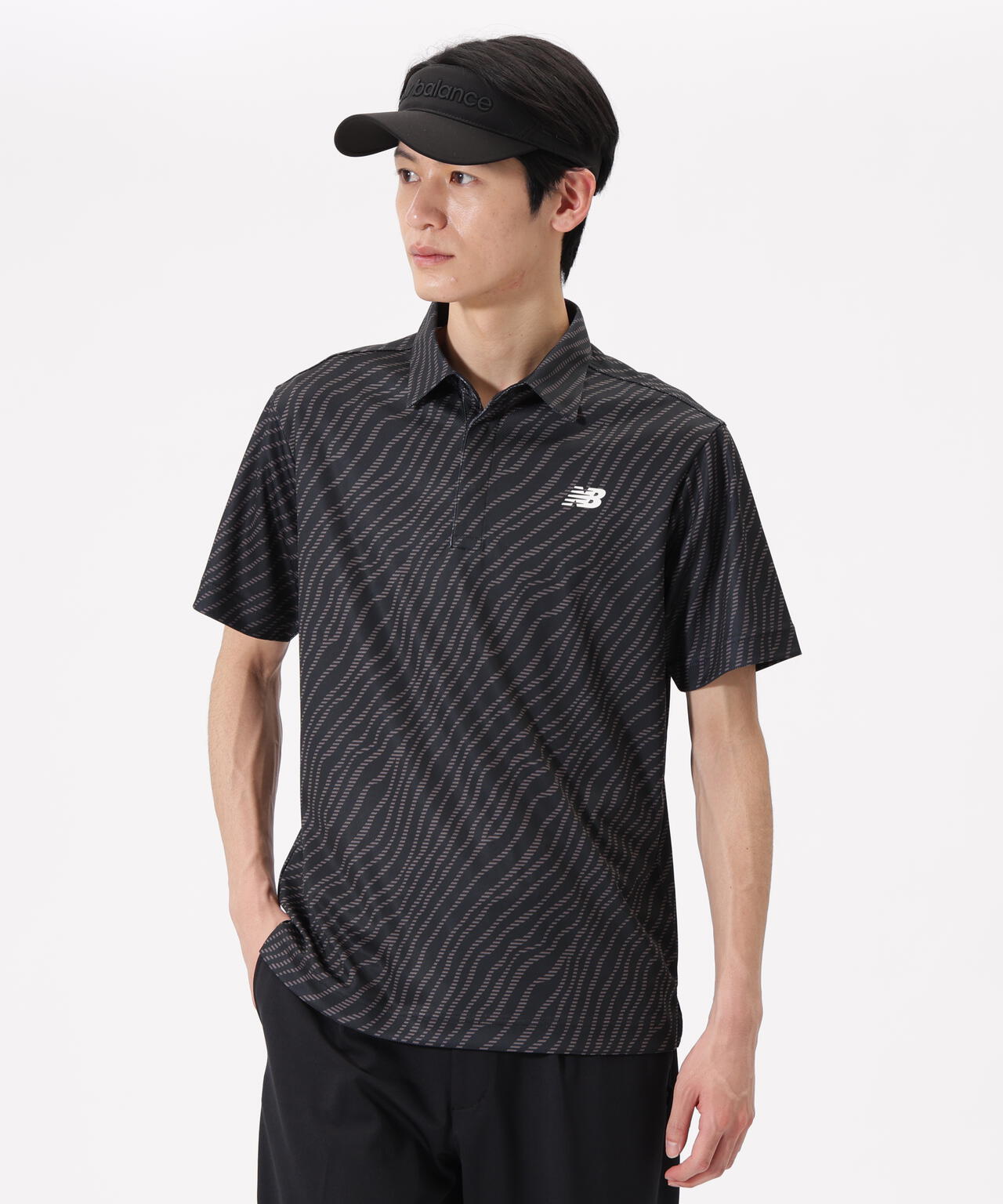ストライプゼブラ 半袖 カラーシャツ (MENS)