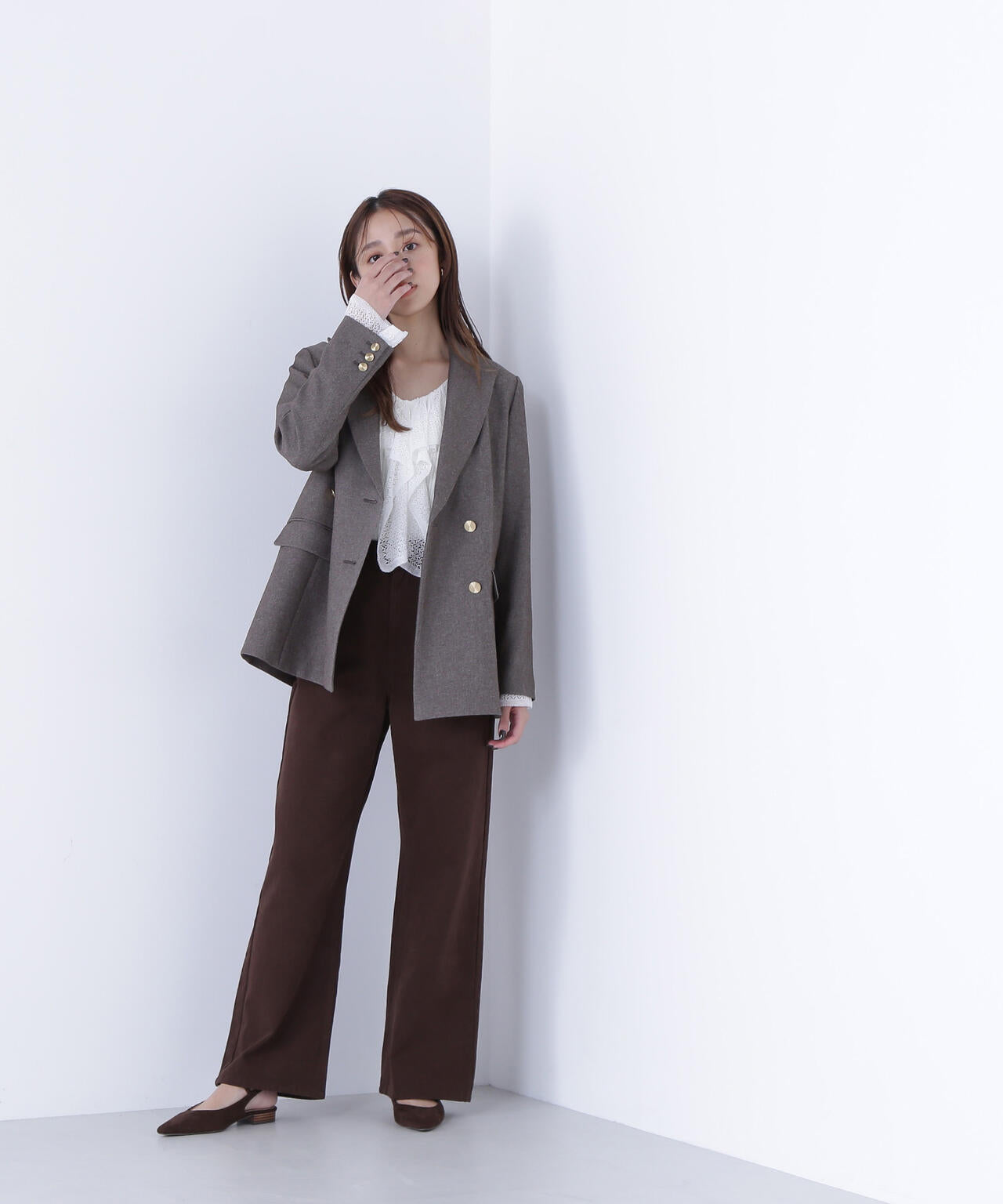 <ちょうど、いい服>私に“ちょうどいい”ワイドストレートパンツ*