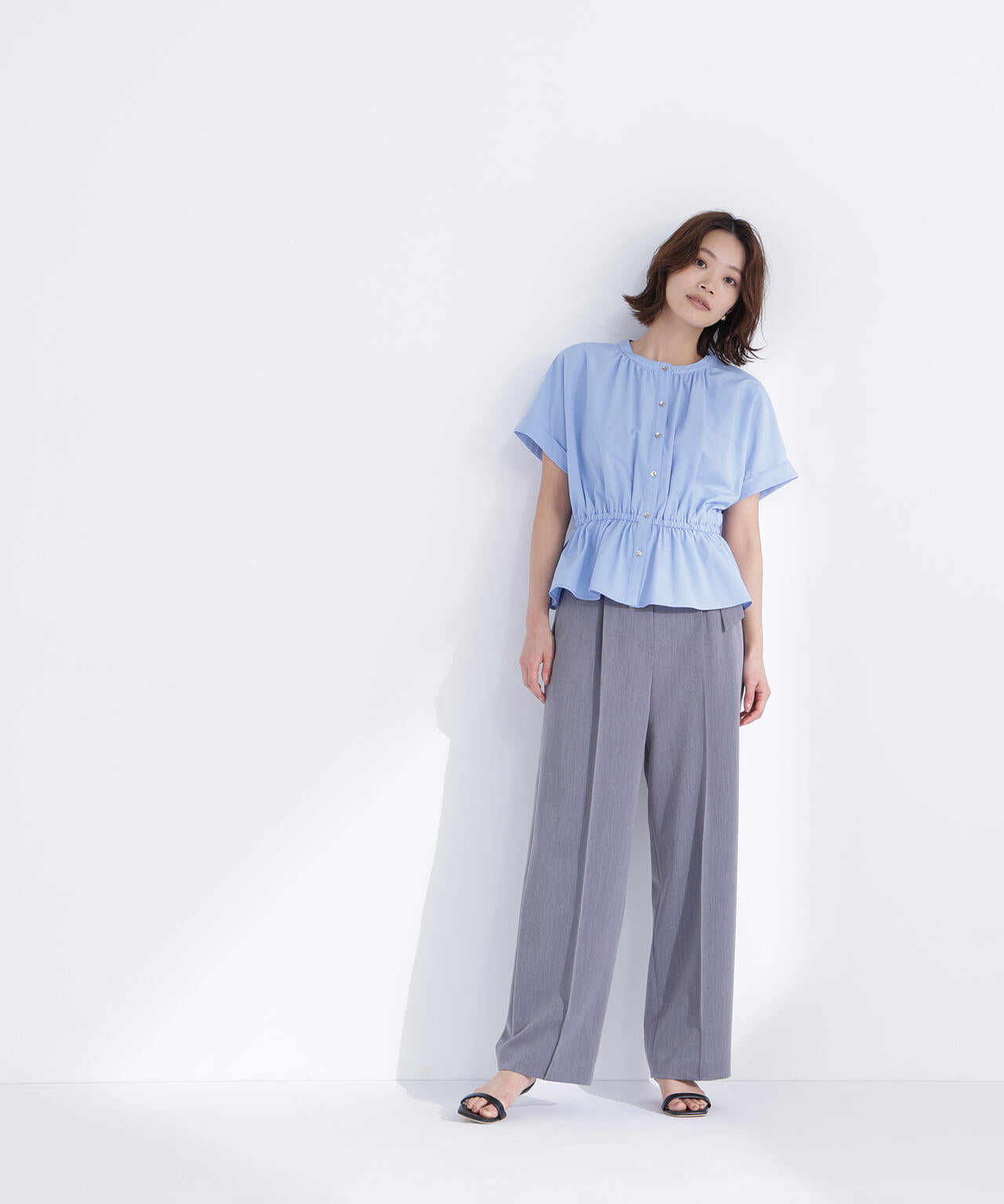 <ちょうど、いい服>きゅっとふわっと。全部盛りブラウス