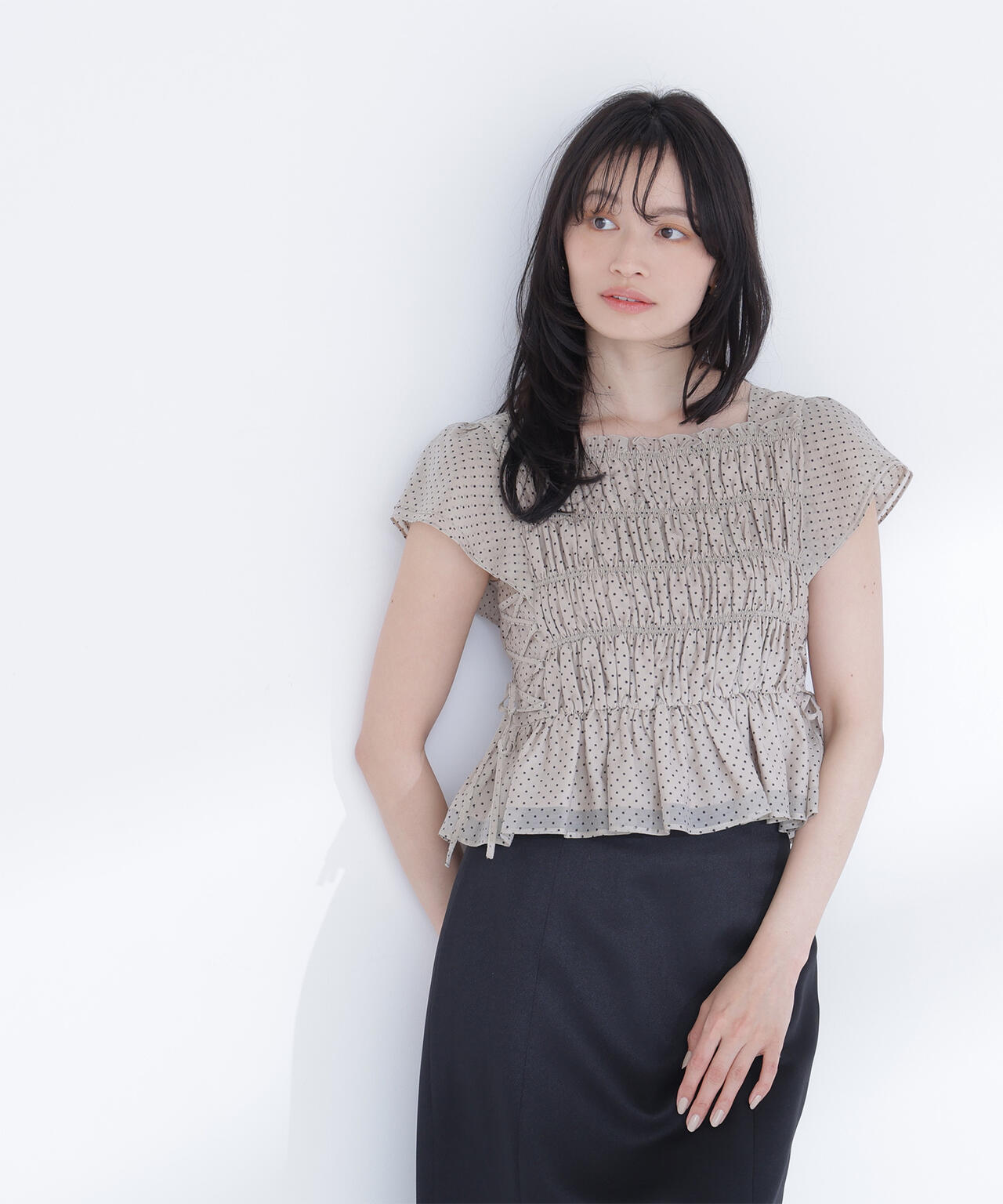 165cm 着用サイズ:FR