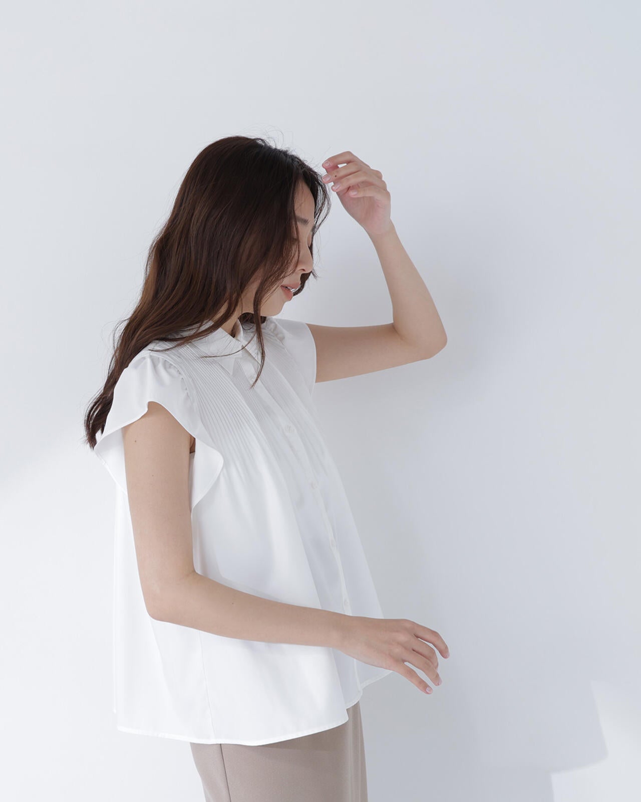 165.5cm 着用サイズ:FR