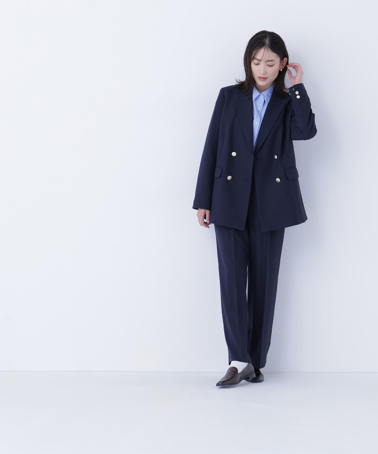 ダブルブレスト SETUP パンツ