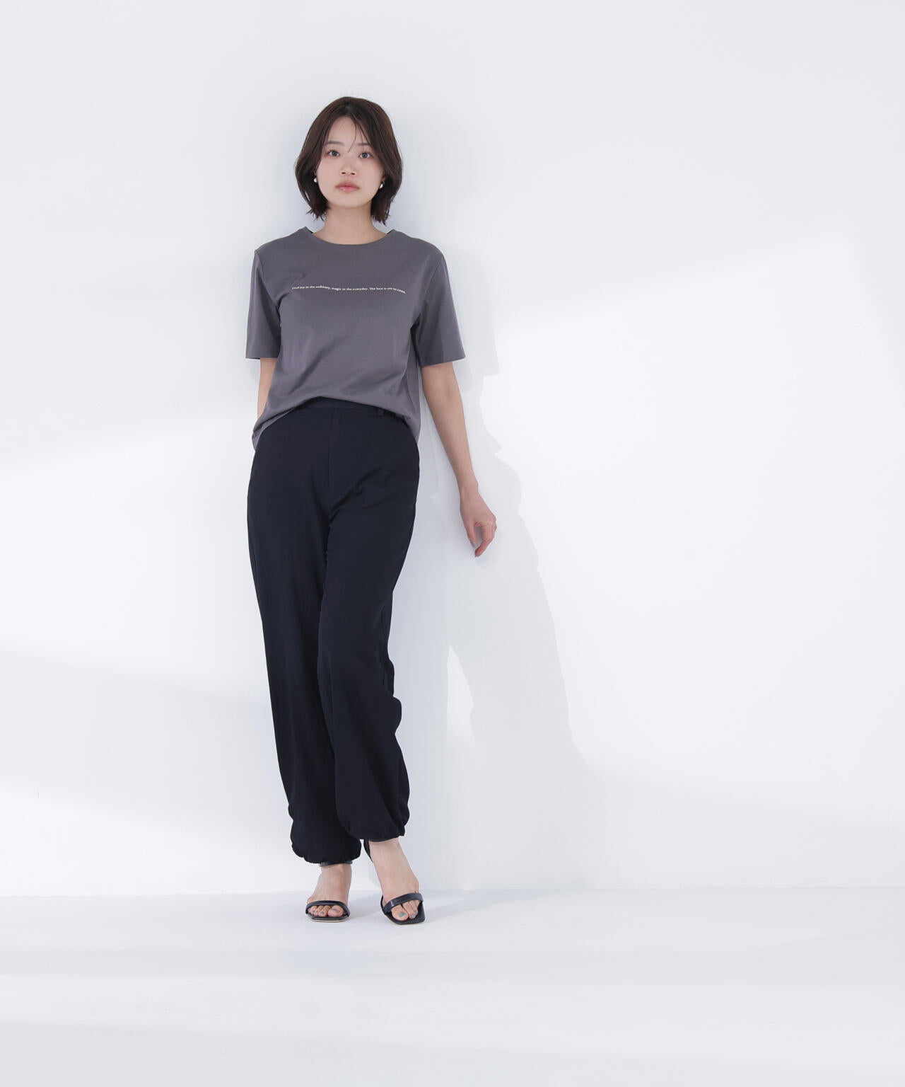メッセージロゴTシャツ