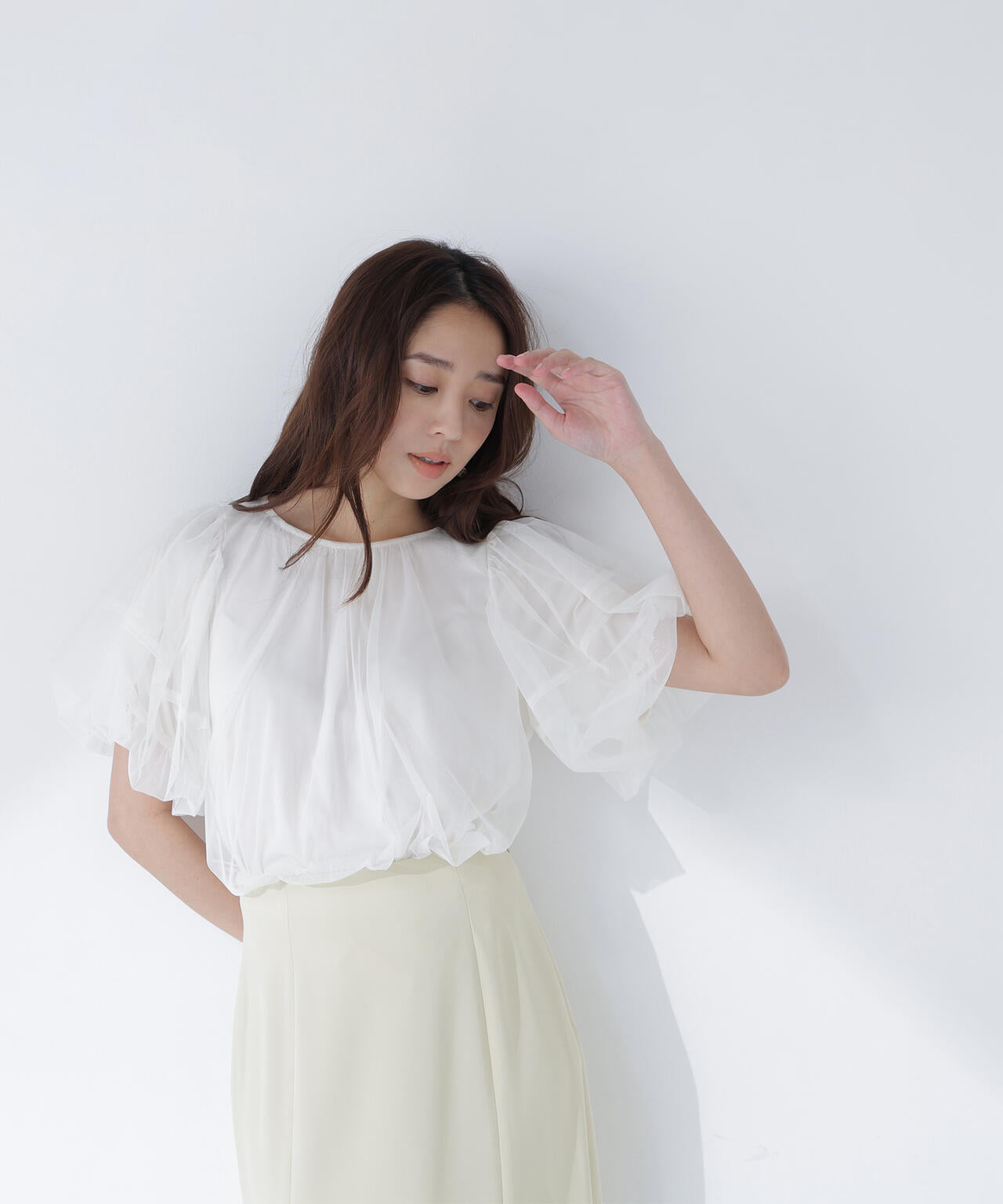 165.5cm 着用サイズ:FR