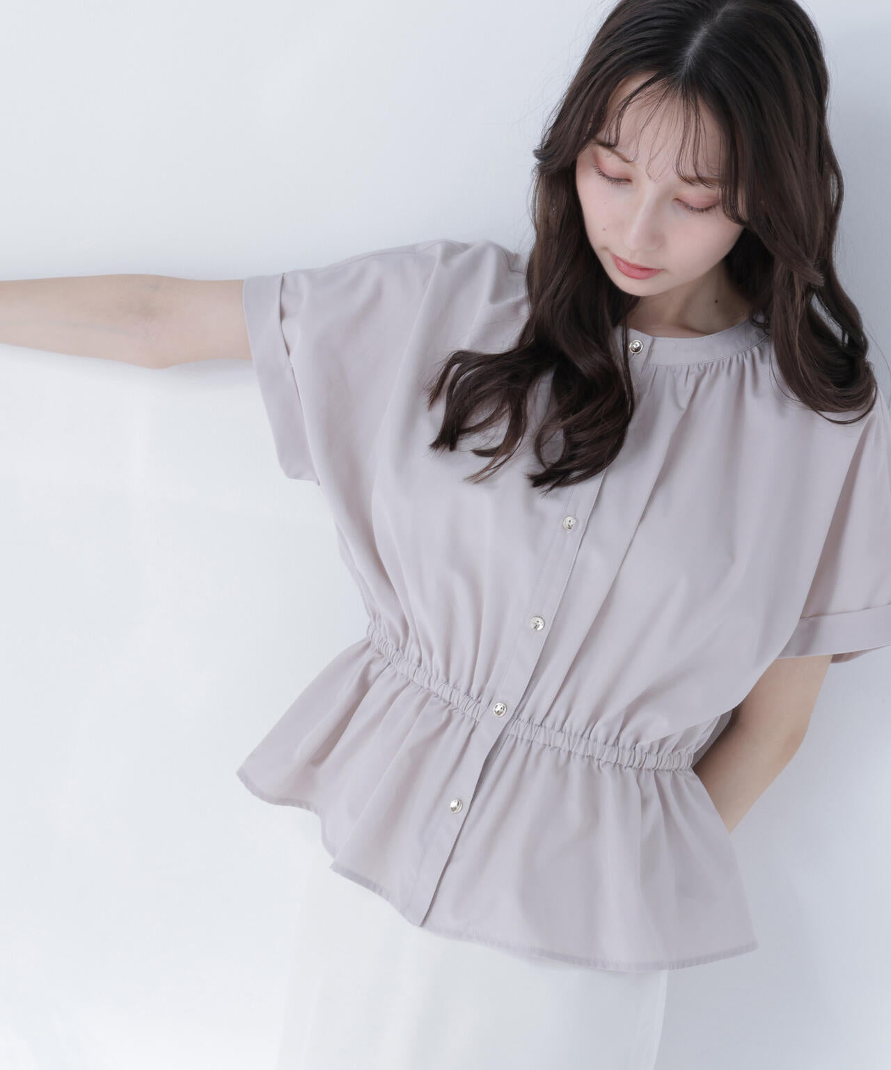 <ちょうど、いい服>きゅっとふわっと。全部盛りブラウス
