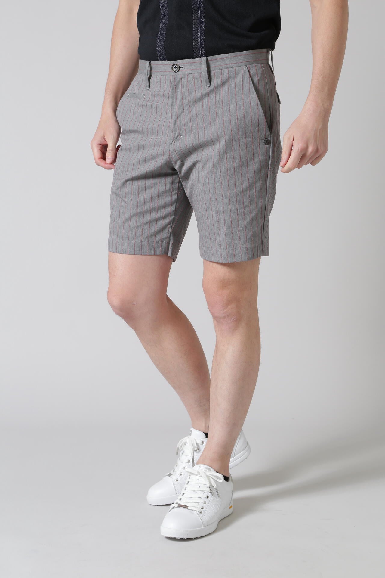 ステッチストライプショートパンツ (MENS)