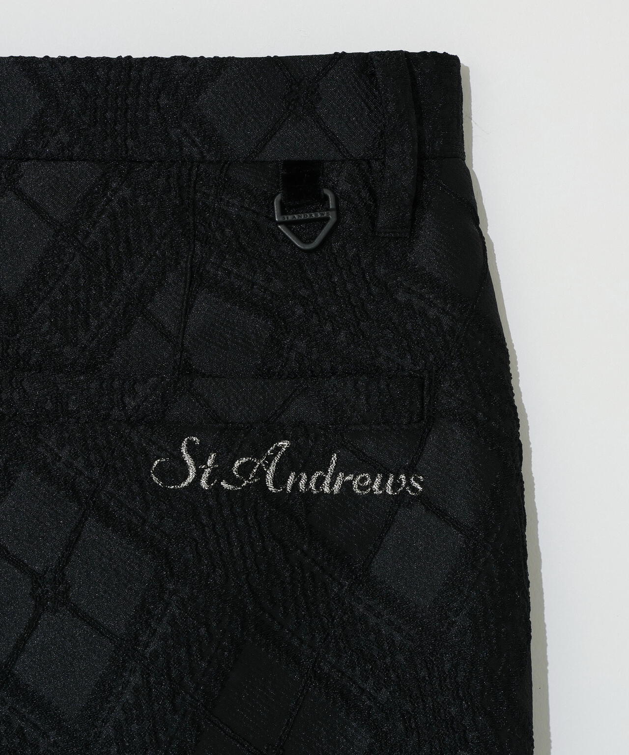 バイアスチェックジャガードパンツ (MENS)