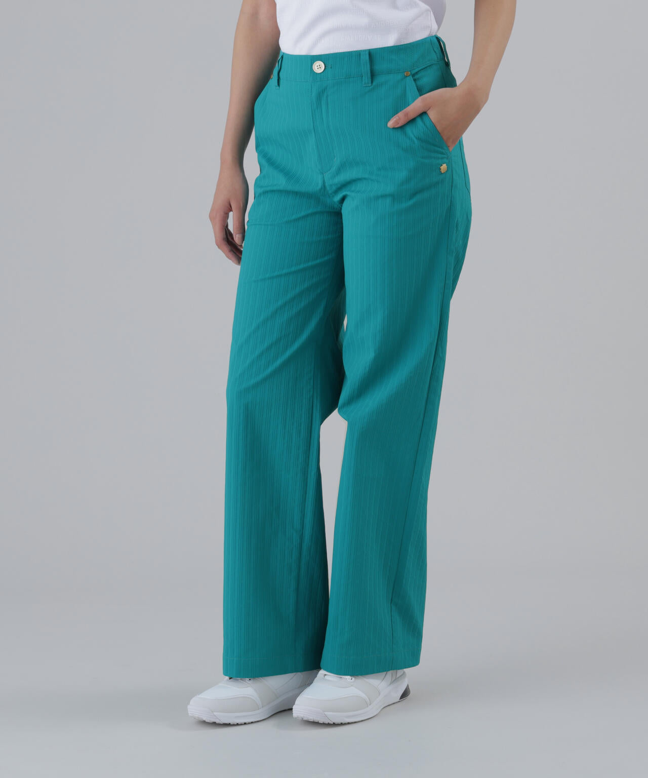 【ストレッチ】ドビーストライプパンツ (WOMENS)