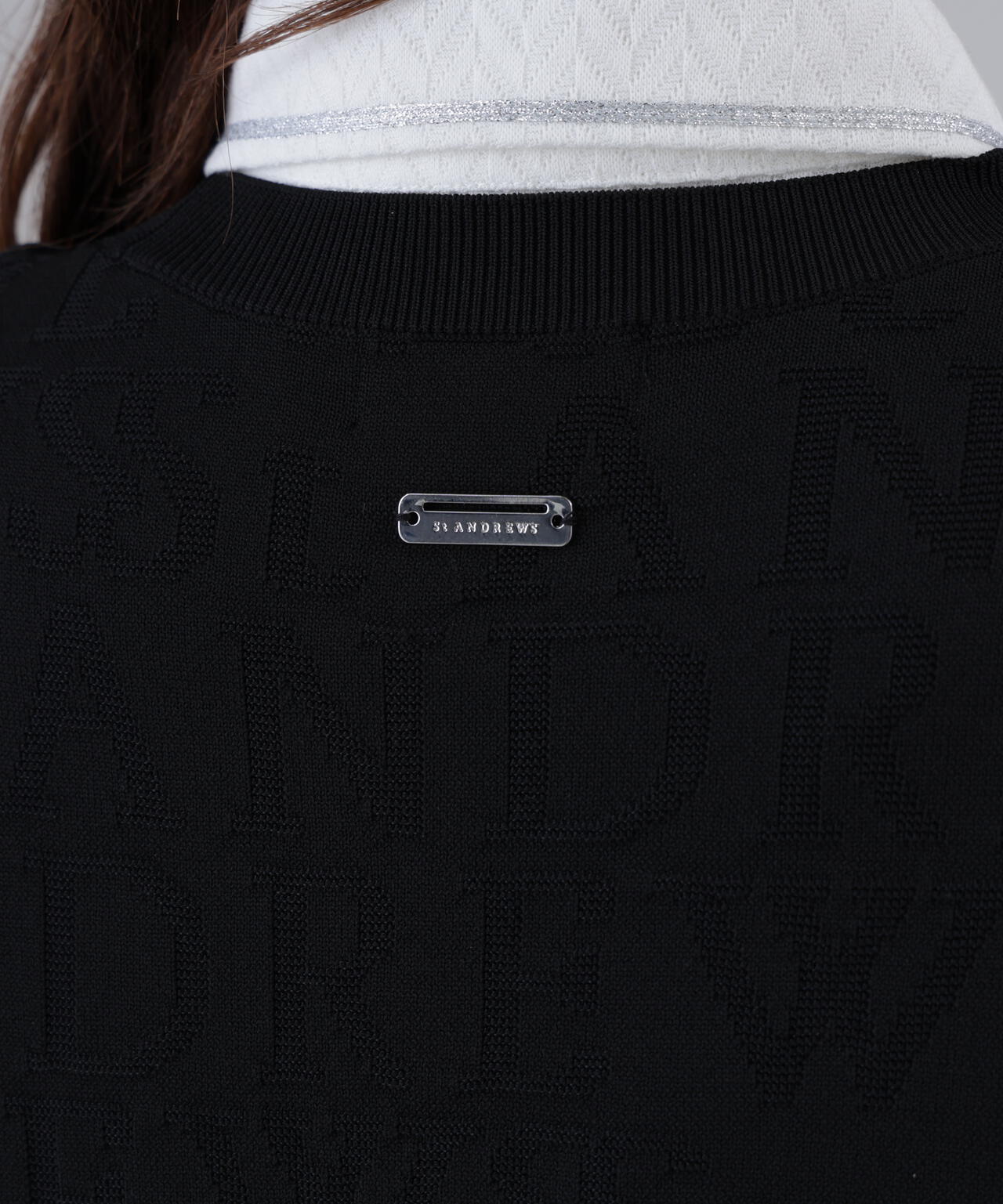 【オンライン限定SALE】ダブルロゴジャガードクルーネックニットプルオーバー (WOMENS)