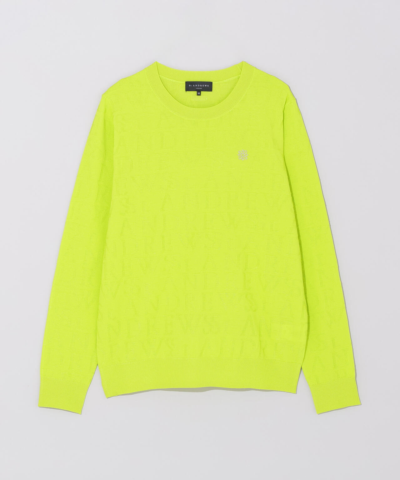 【オンライン限定SALE】ダブルロゴジャガードクルーネックニットプルオーバー (WOMENS)