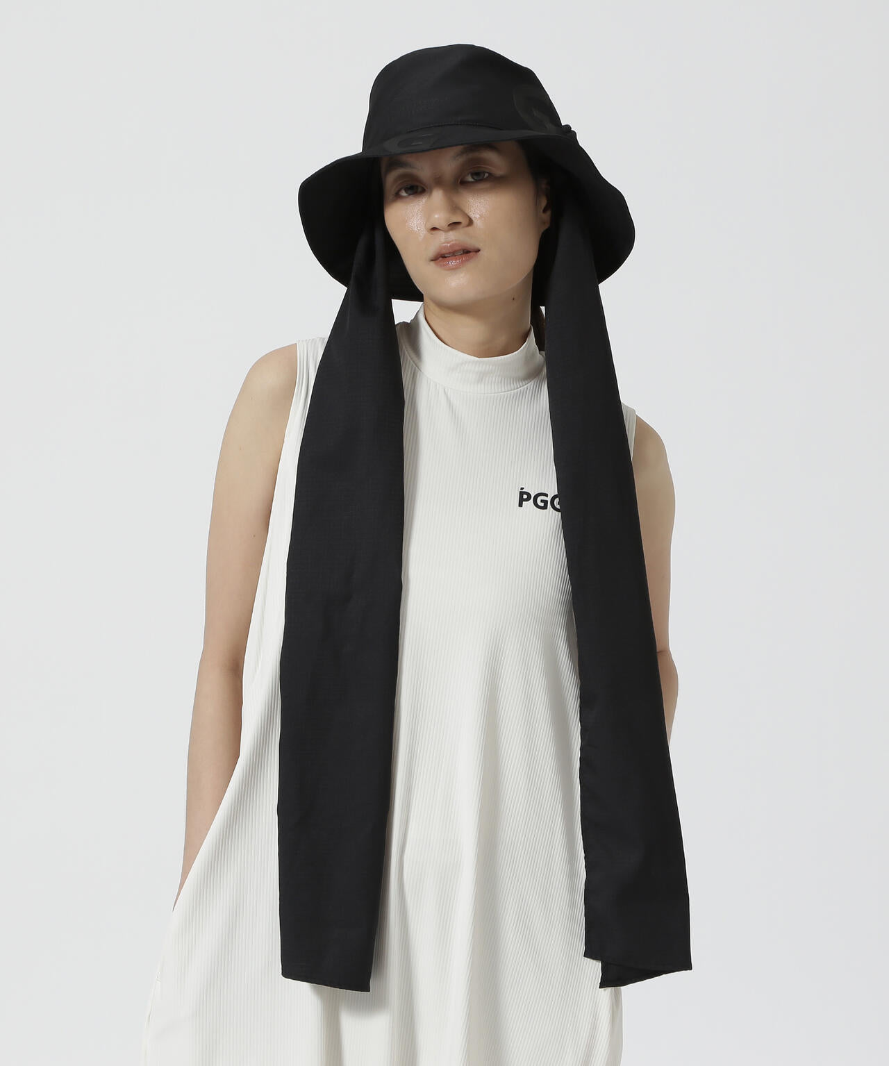 【PGG】【公式オンライン&直営店舗限定】UVスカーフ付きハット (LADIES)