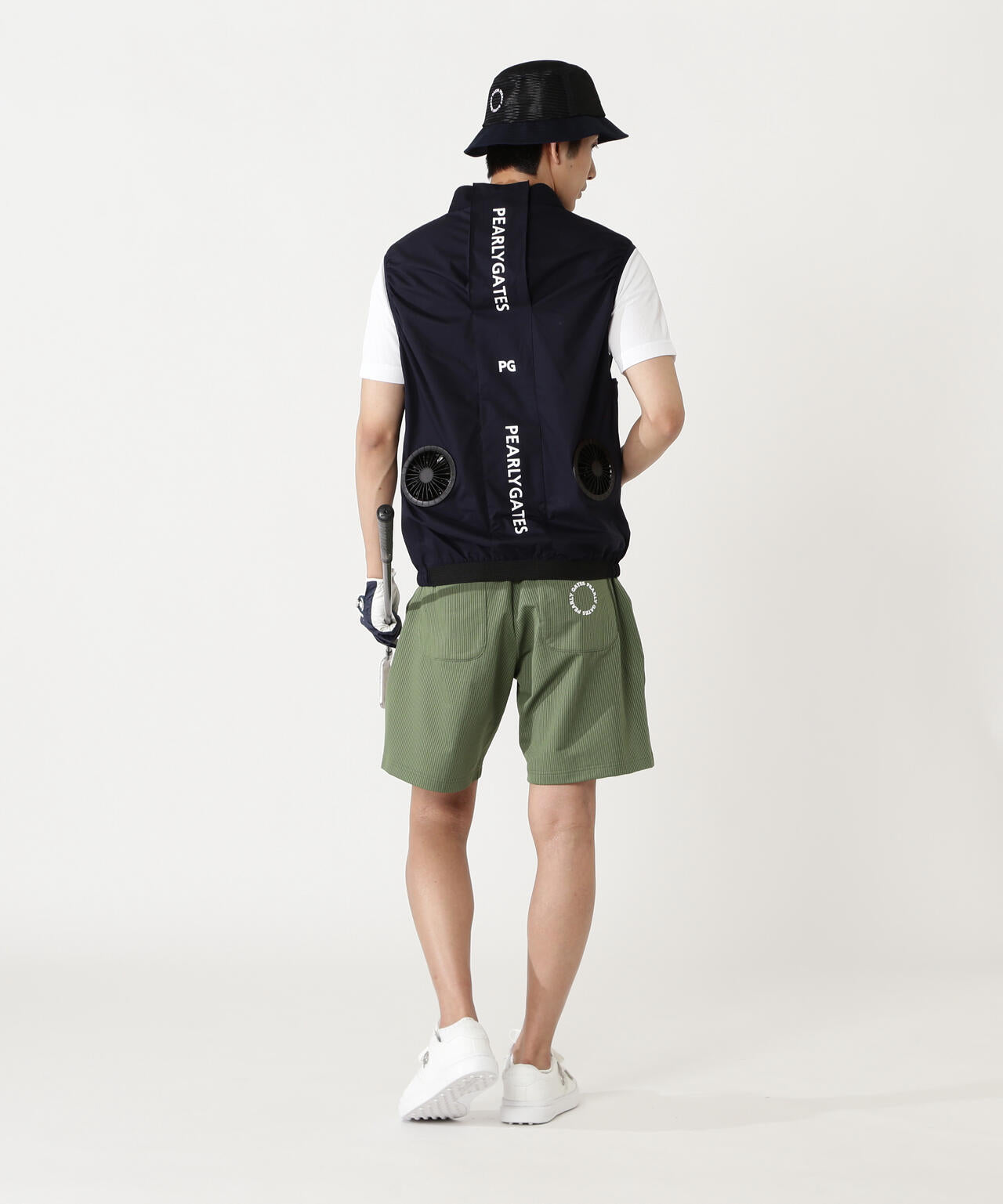 ファン&ペルチェ付きディンプルメッシュストレッチラミネート