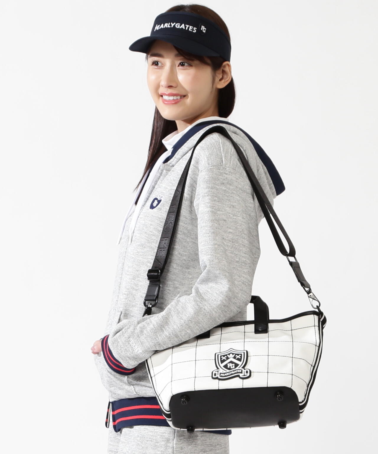 ウィンドペン柄カートバッグ (UNISEX)