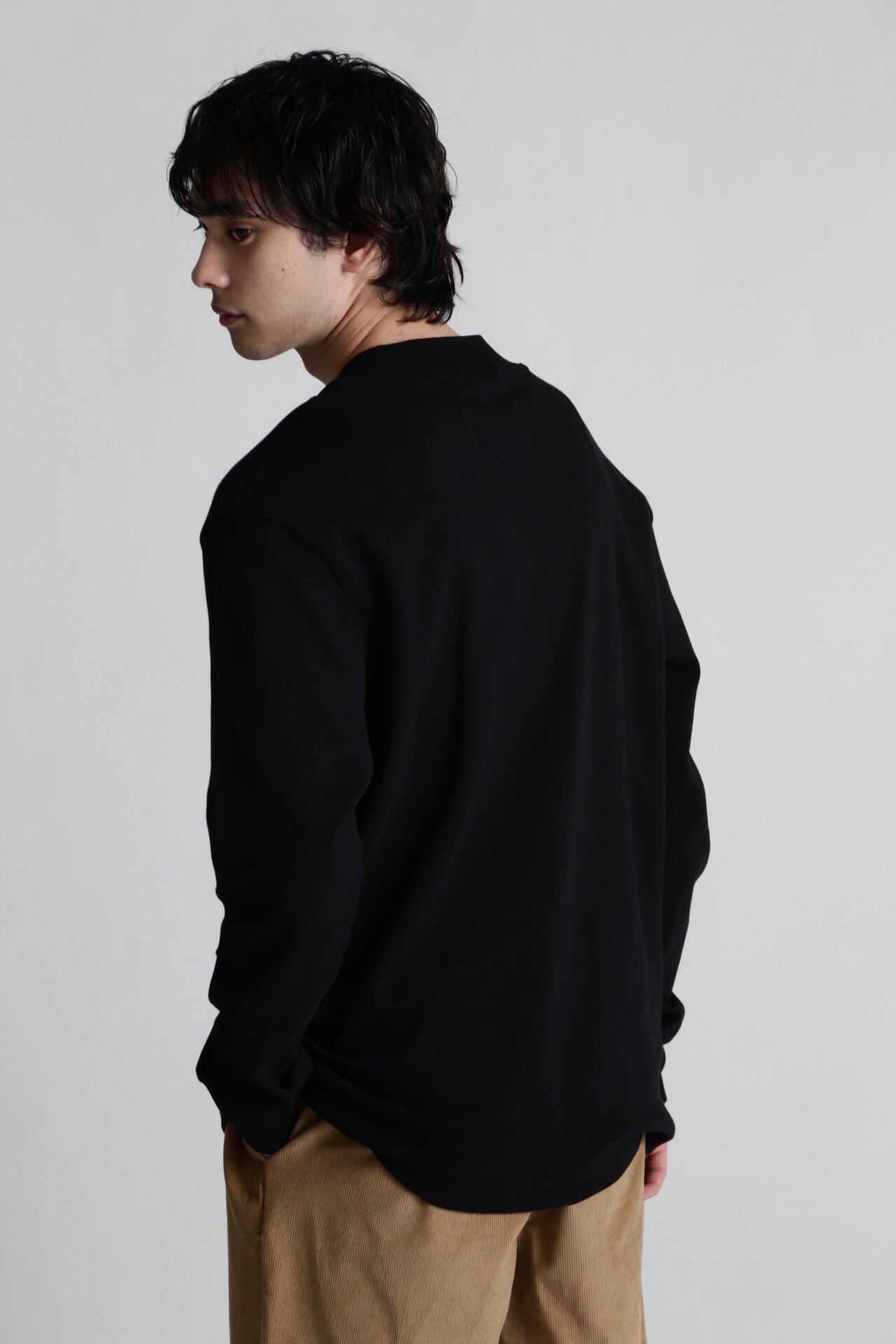 【Public Drip】長袖 モックネック プルオーバー