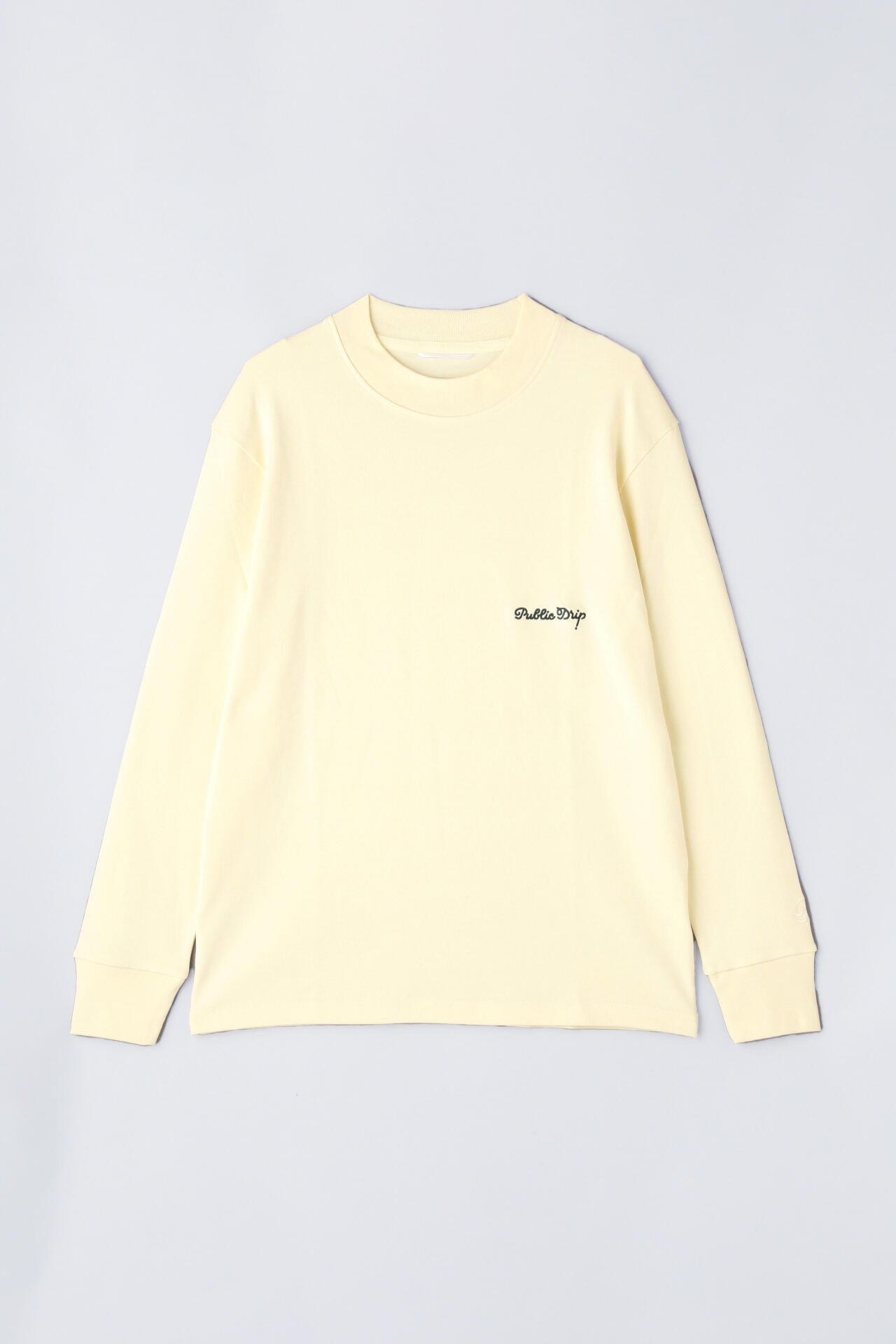 【Public Drip】長袖 モックネック プルオーバー