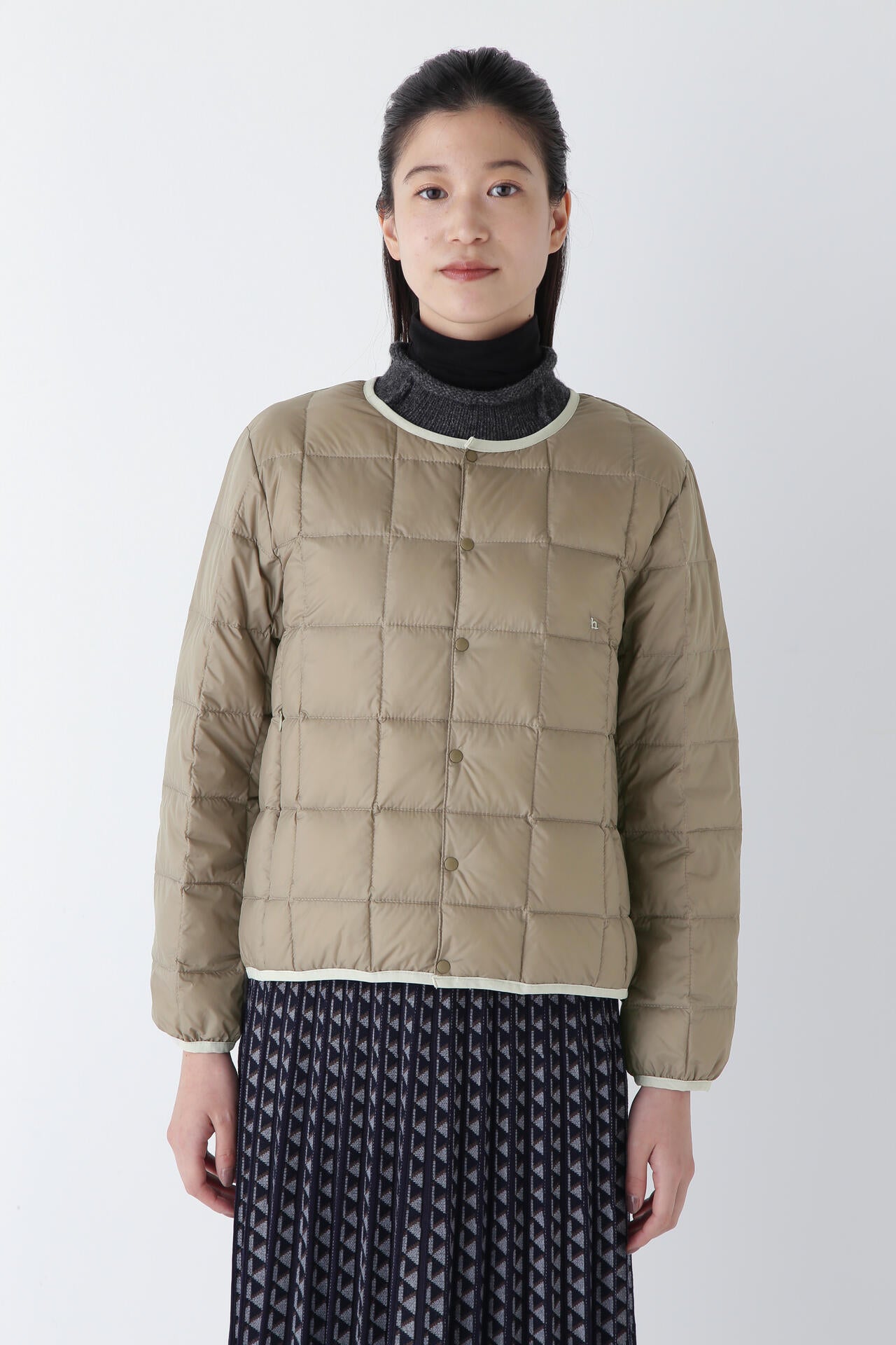 【WEB・一部店舗限定サイズ】TAION×hwコラボ クルーネックボタンダウンジャケット
