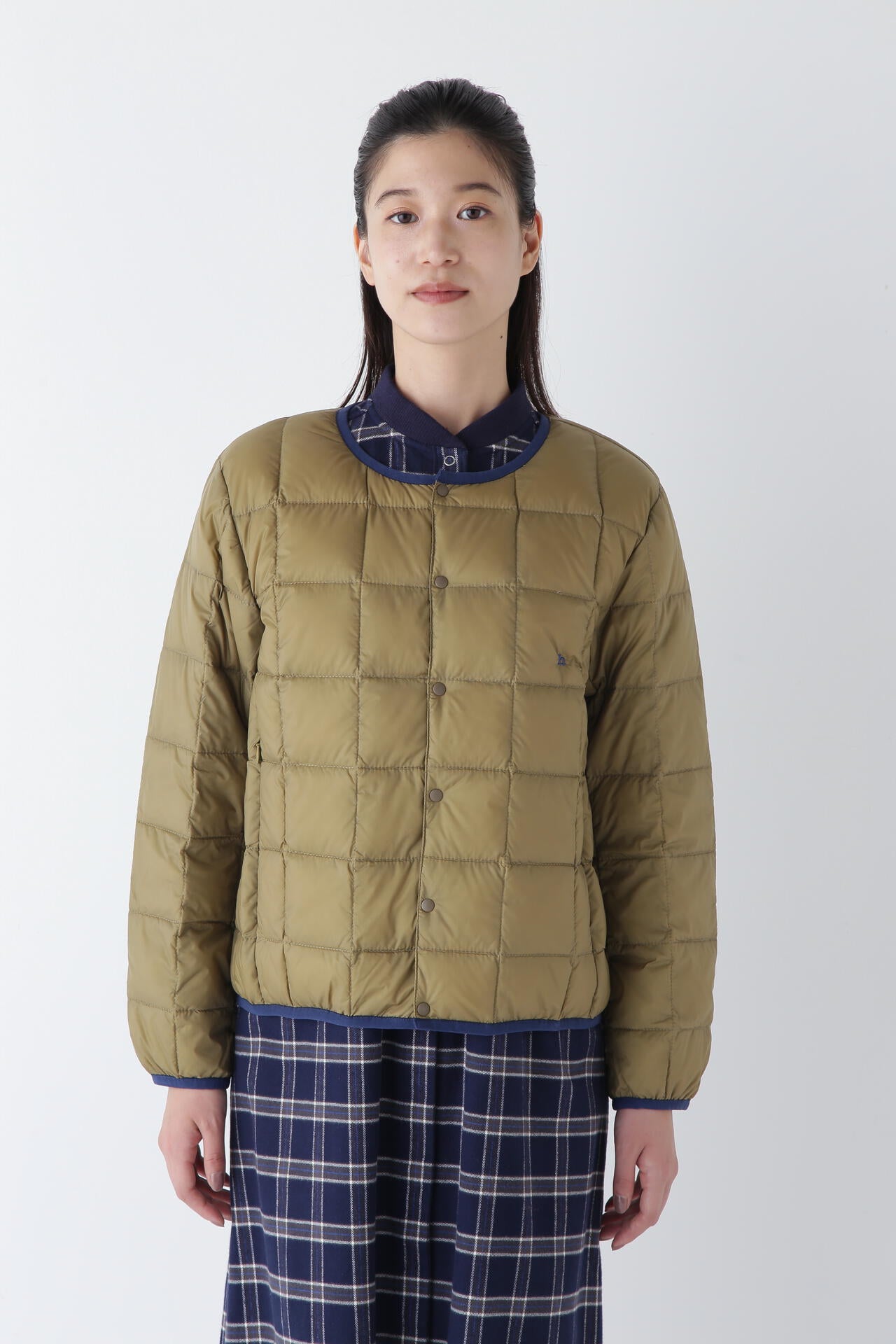 【WEB・一部店舗限定サイズ】TAION×hwコラボ クルーネックボタンダウンジャケット