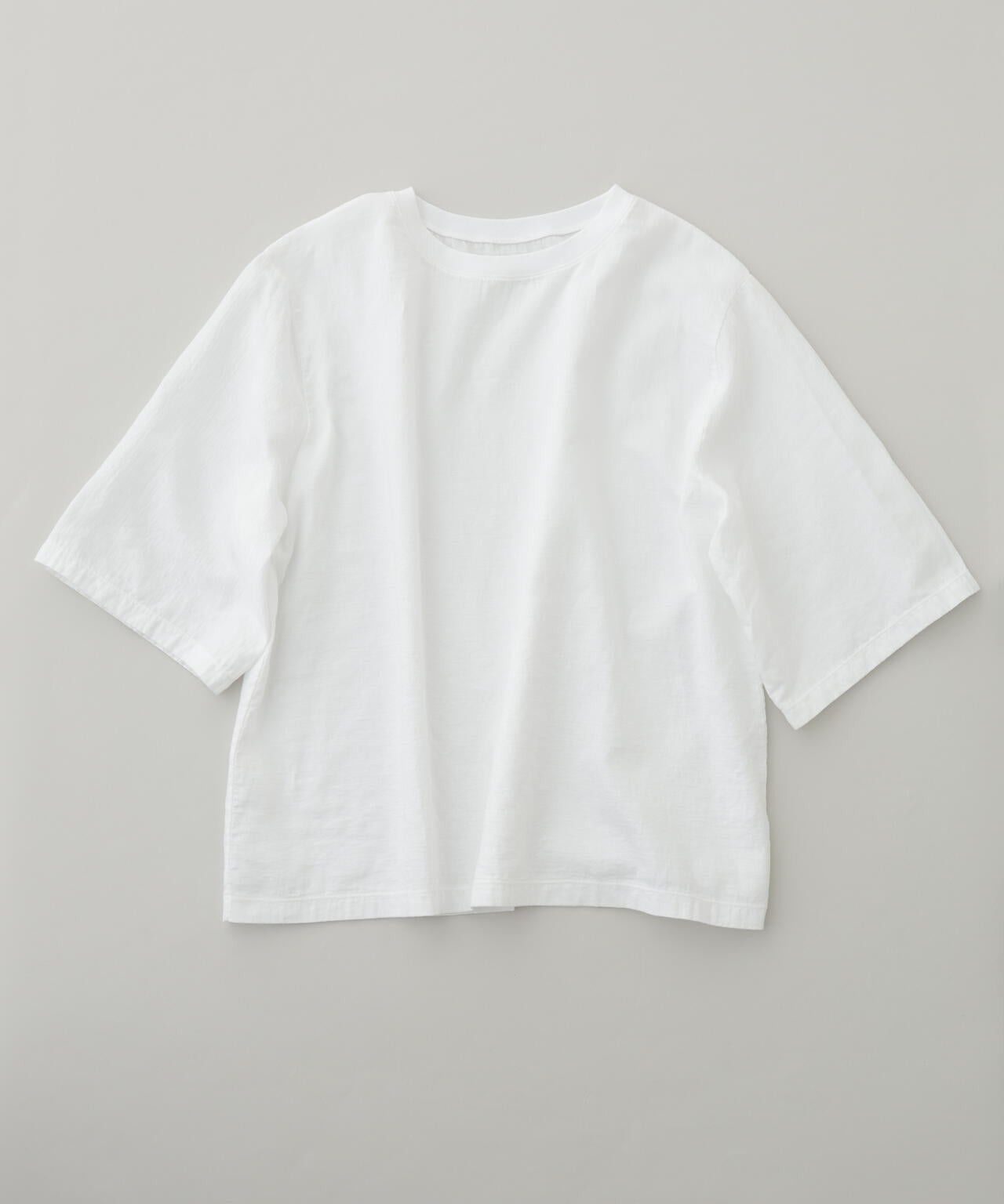 二重ガーゼ半袖Tシャツ