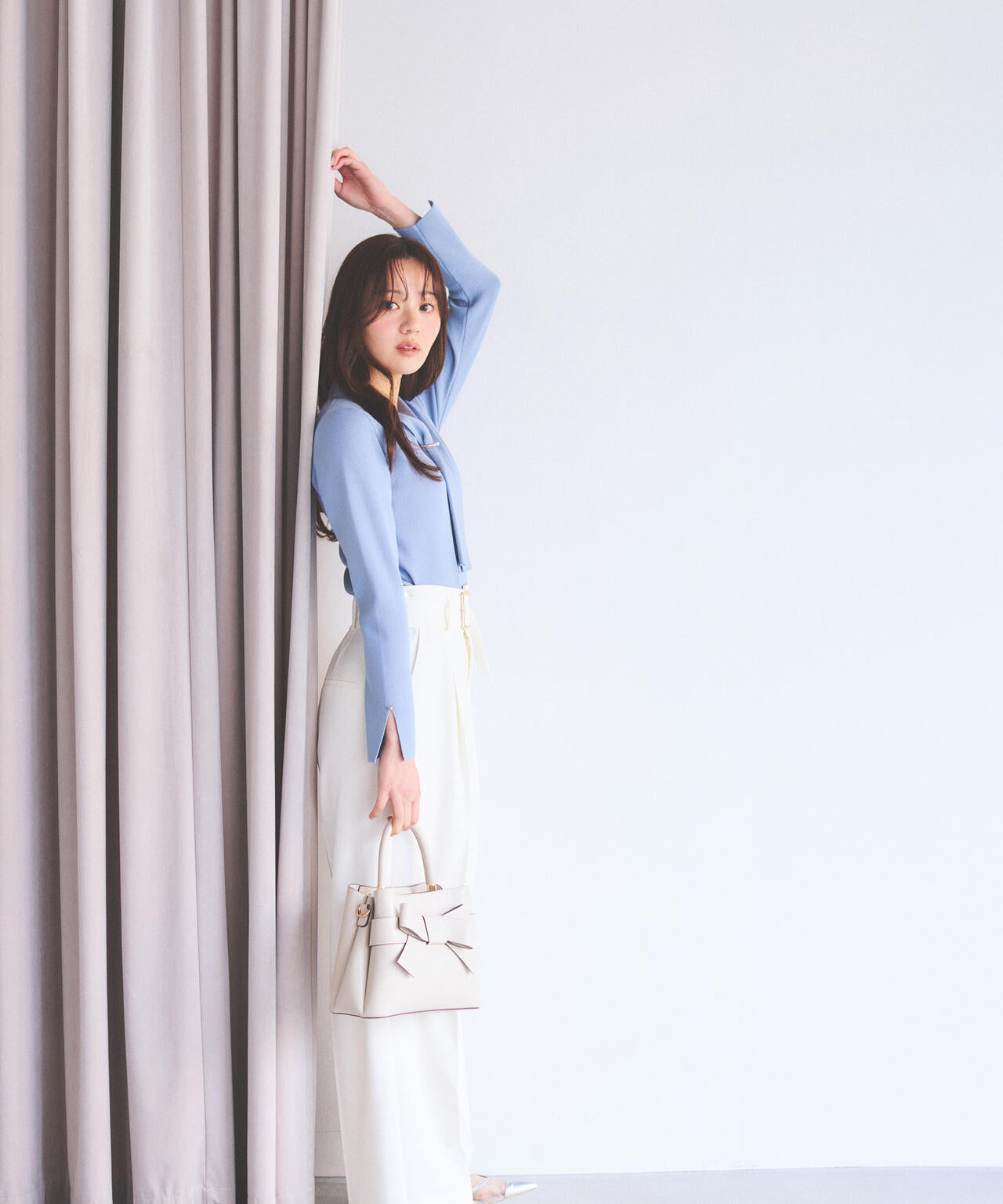 model:166cm B:78 W:56 H:83 S:24.5cm 着用サイズ:M