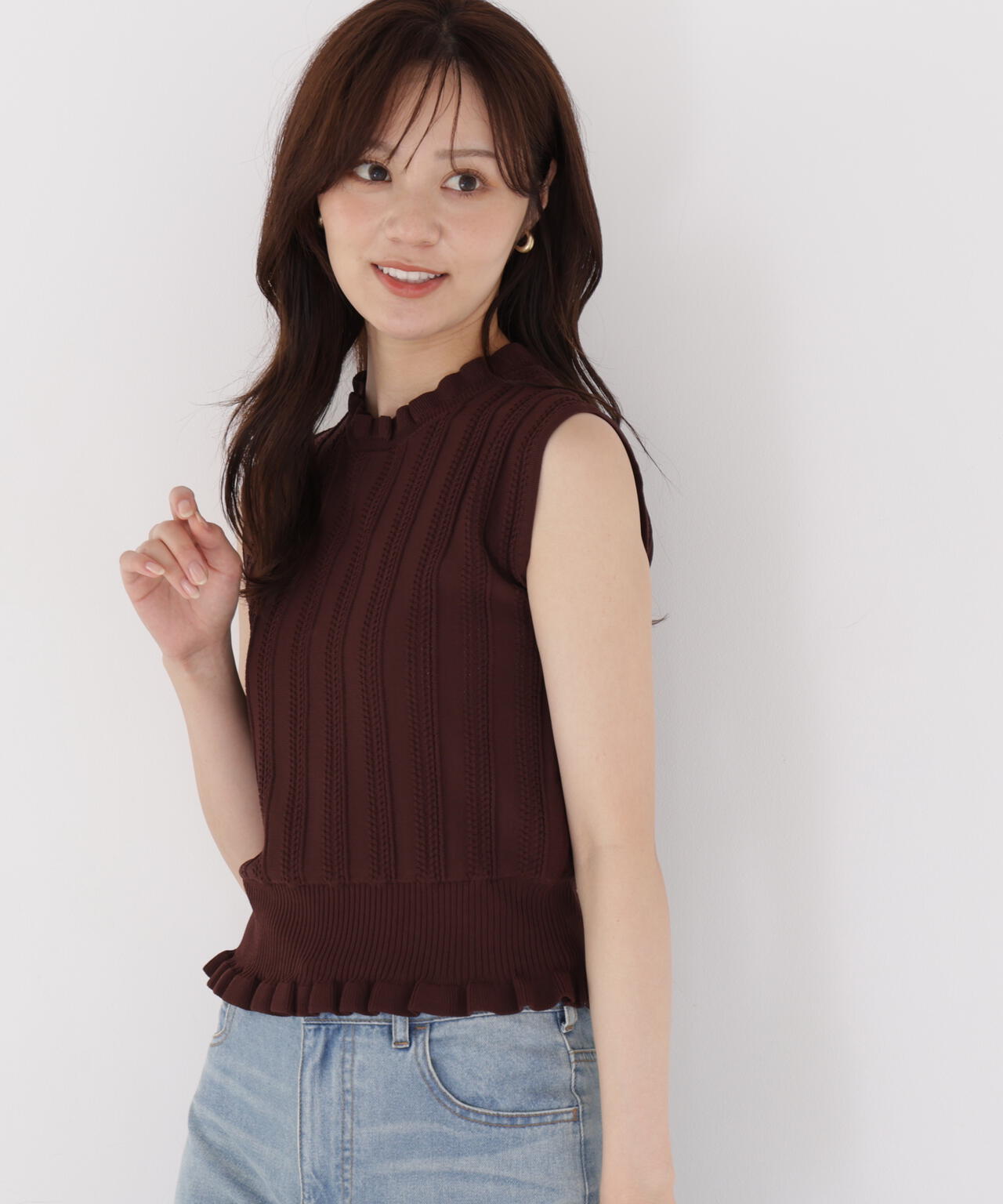 166cm B:78 W:56 H:83 S:24.5cm 着用サイズ:FR