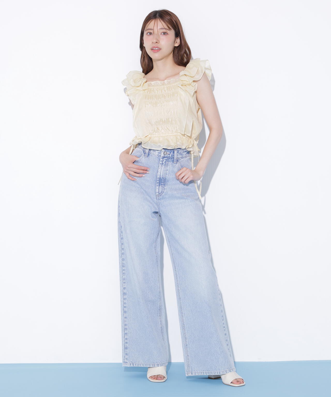 161cm 着用サイズ:FR