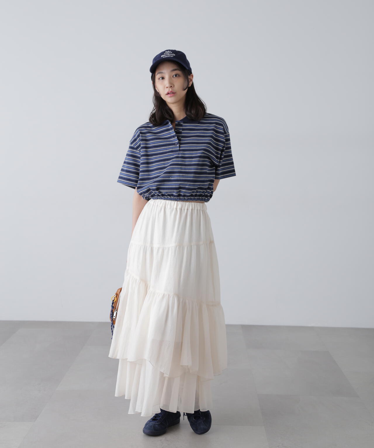 シアーランダムフリルスカート
