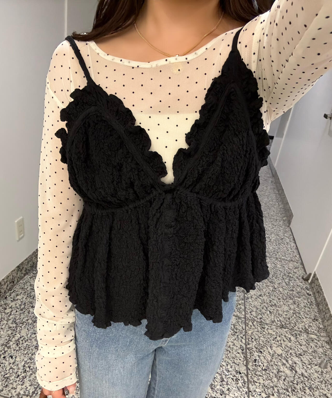 162cm 着用サイズ:FR