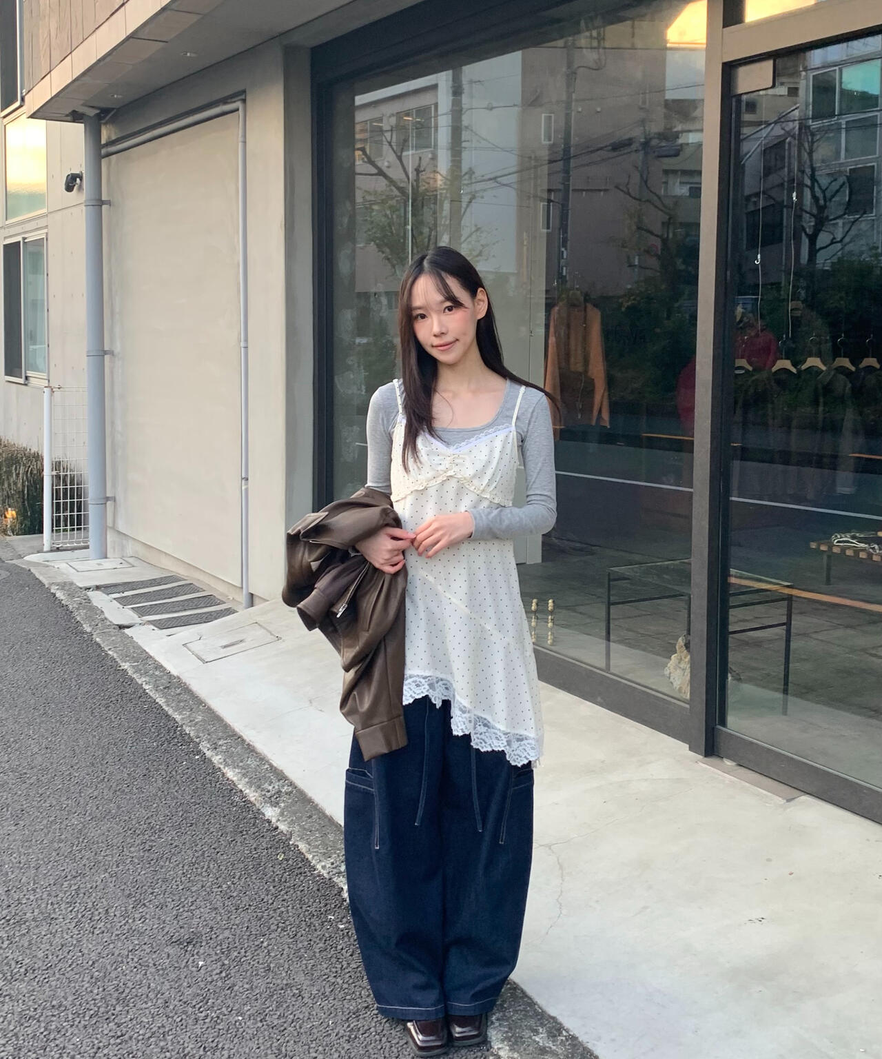 164cm 着用サイズ:FR