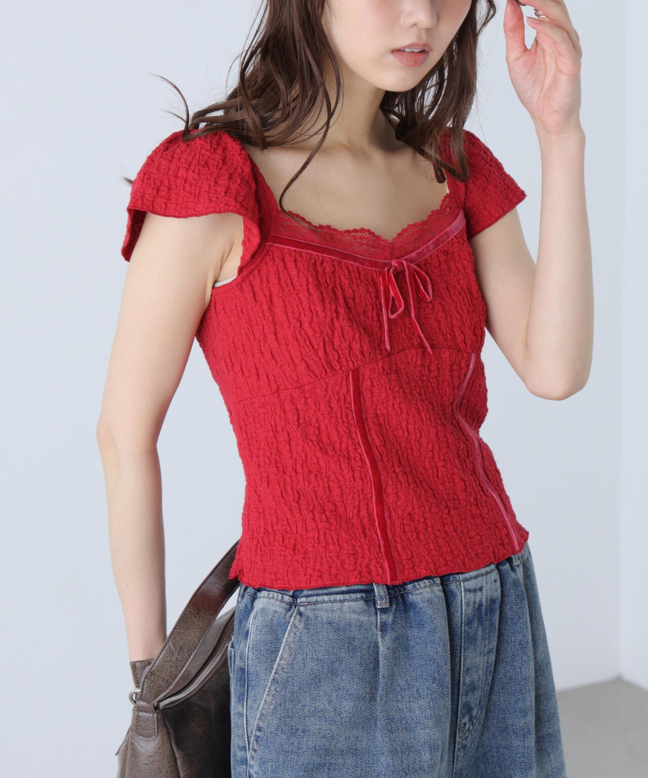 162cm 着用サイズ:FR