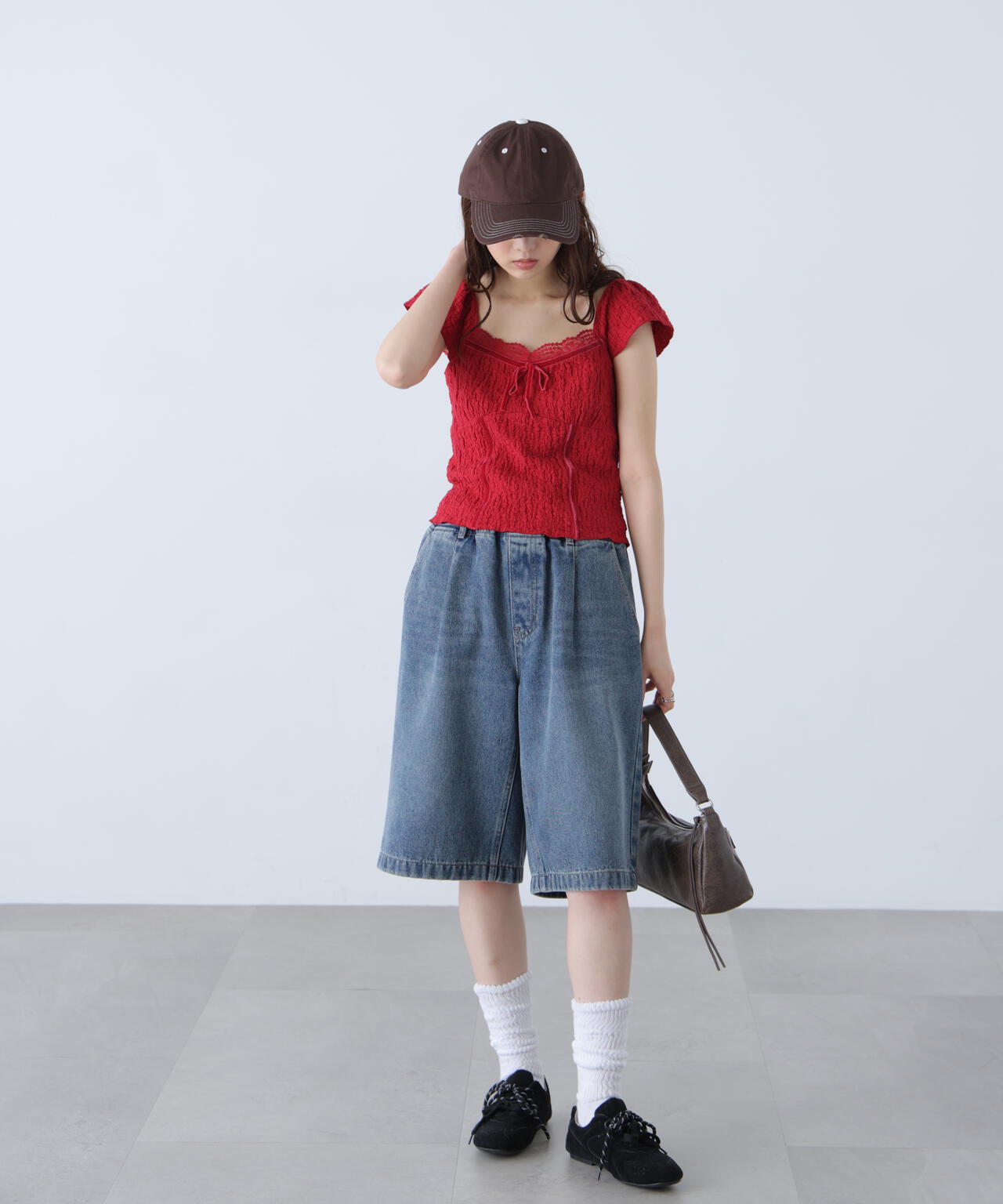 162cm 着用サイズ:FR