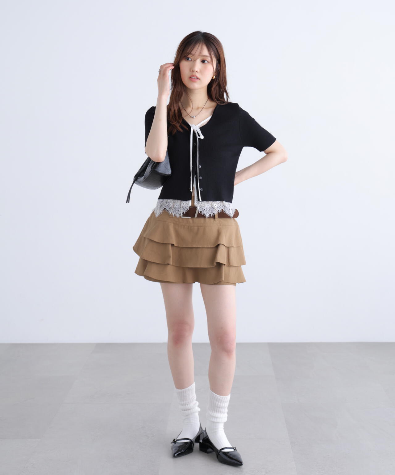 162cm 着用サイズ:FR