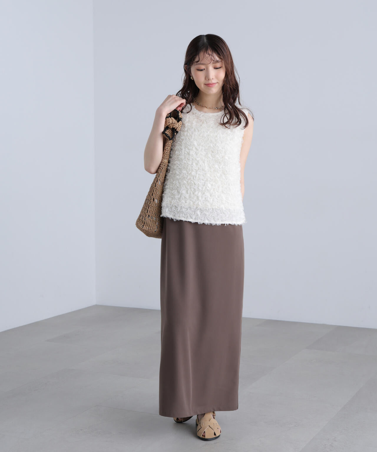 162cm 着用サイズ:FR