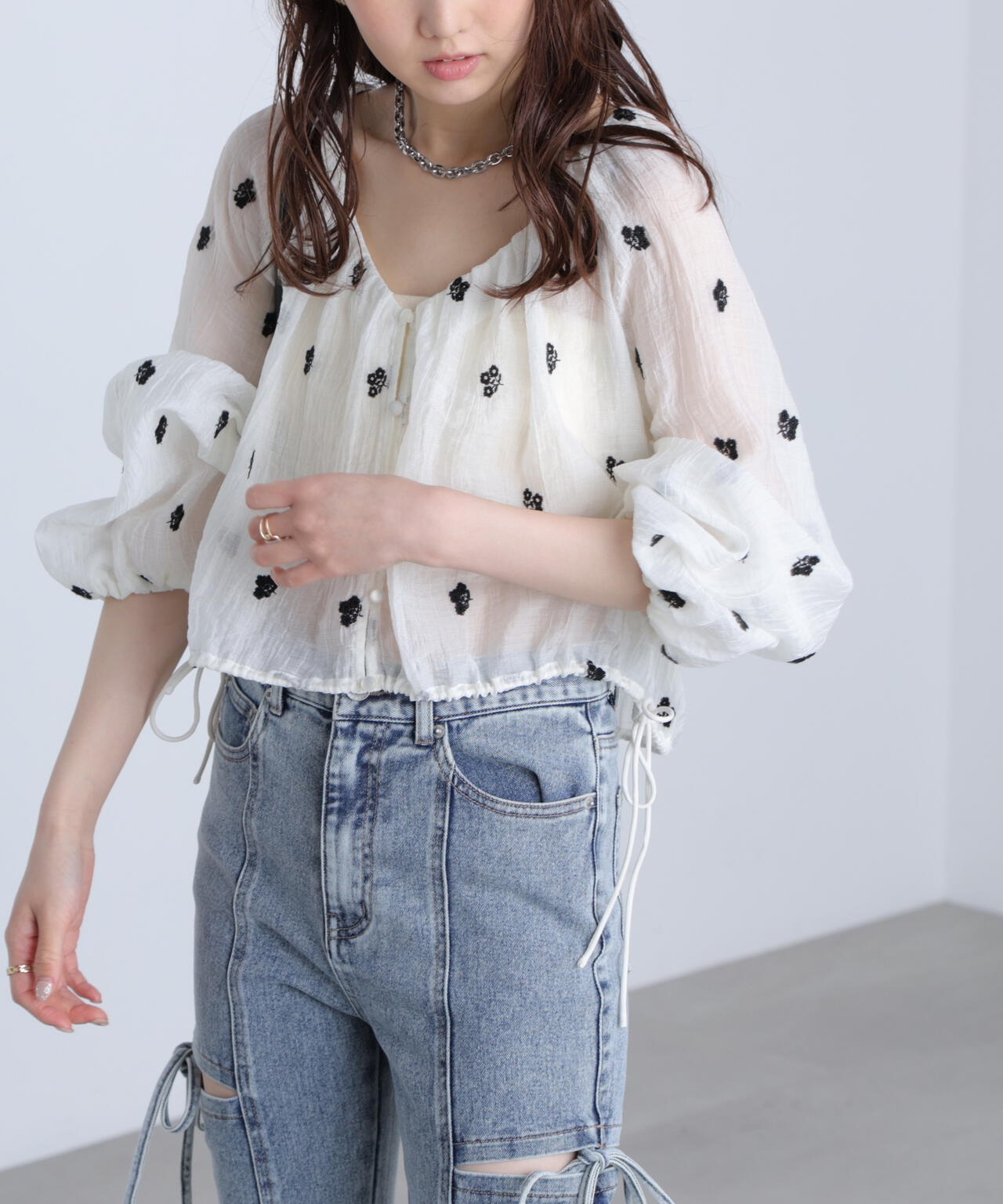 162cm 着用サイズ:FR
