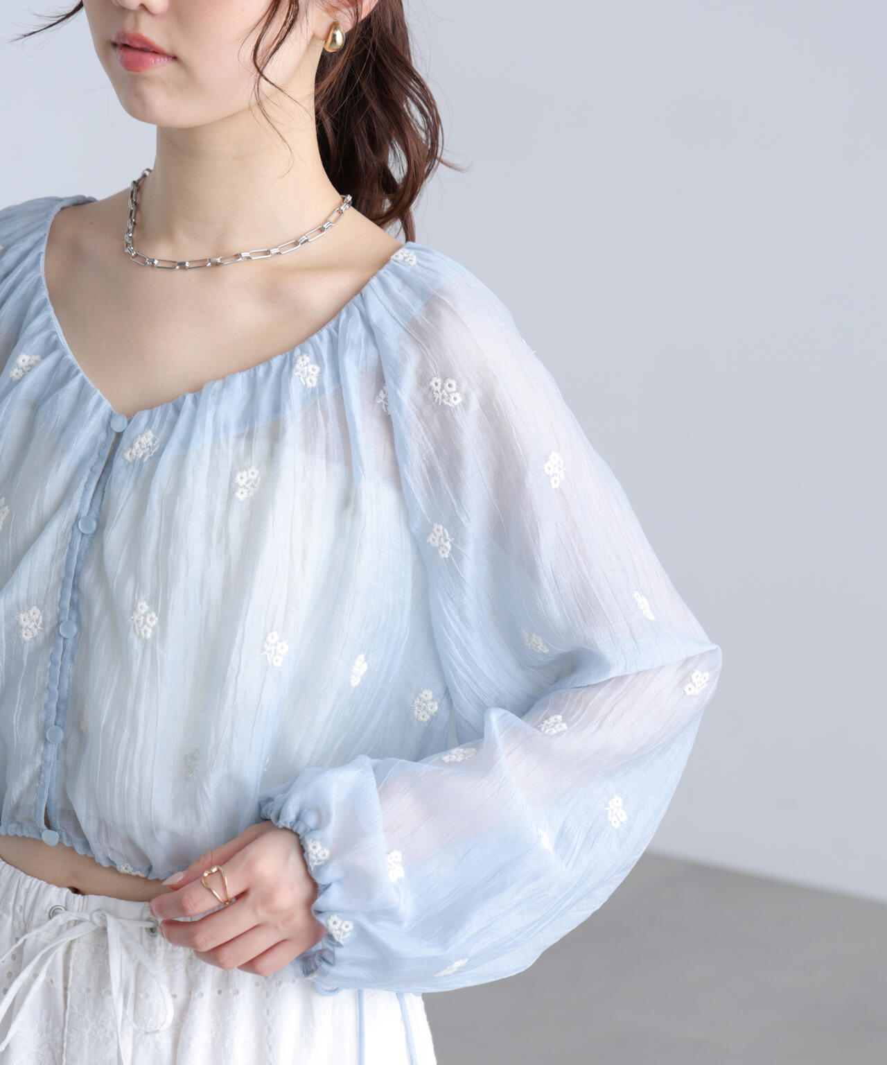 162cm 着用サイズ:FR