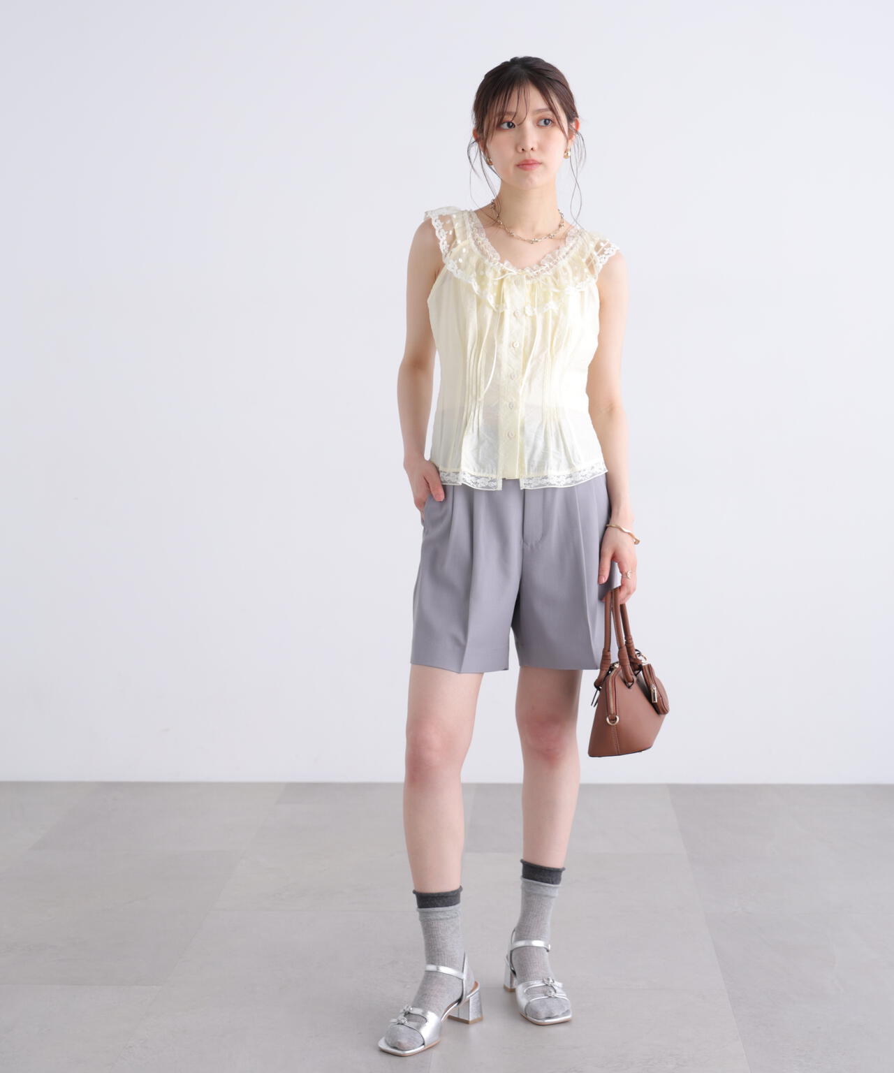 162cm 着用サイズ:FR