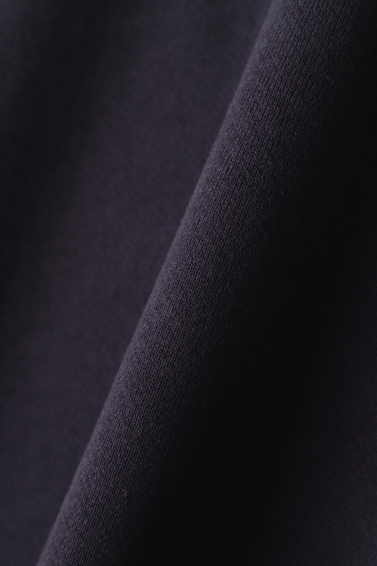 Y / ORGANIC COTTON BLEND HEAVY WEIGHT FLEECE HALF ZIP