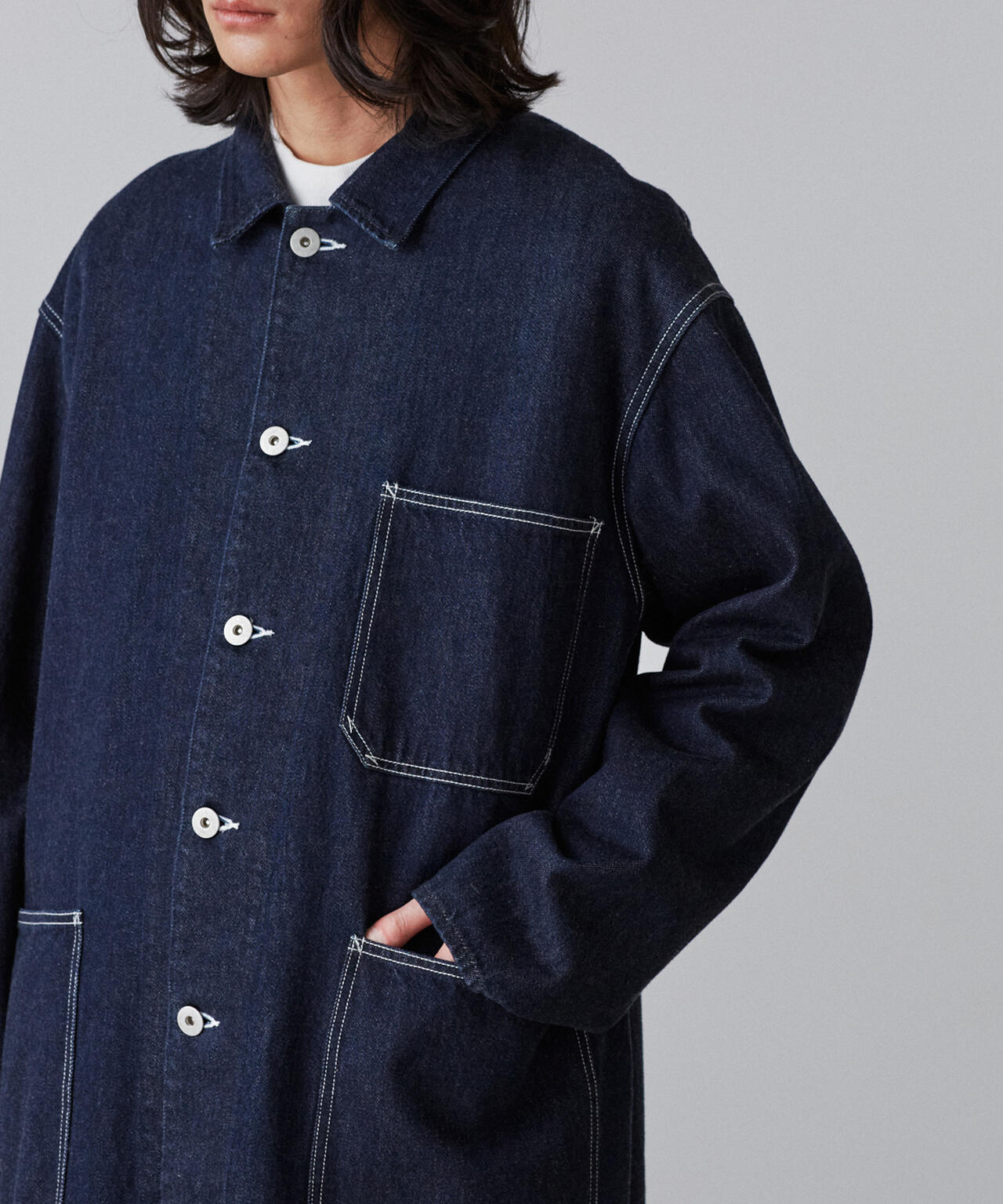 Y / 12.5oz ORGANIC COTTON DENIM BLOUSON
