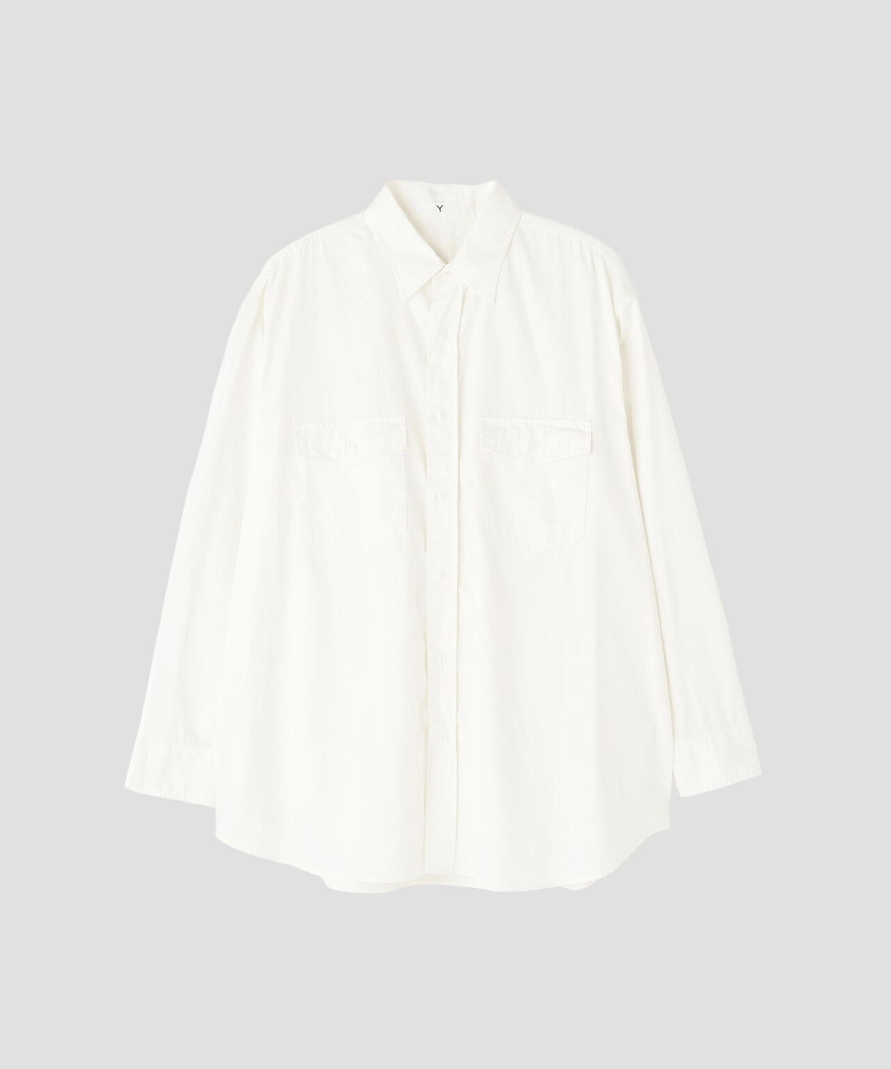 Y / ORGANIC COTTON HIGH DENSITY SATIN SHIRT