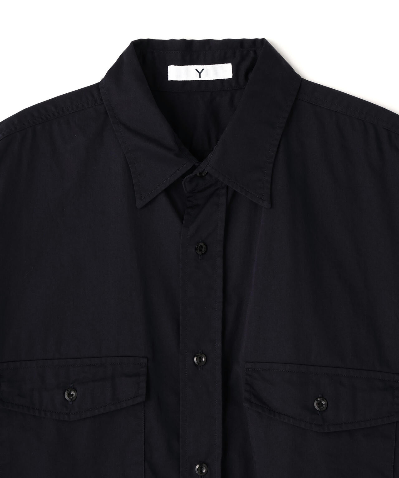 Y / ORGANIC COTTON HIGH DENSITY SATIN SHIRT