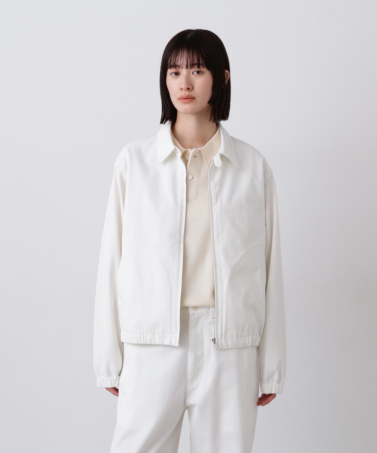 Y / ORGANIC COTTON / RECYCLE POLYESTER TWILL BLOUSON