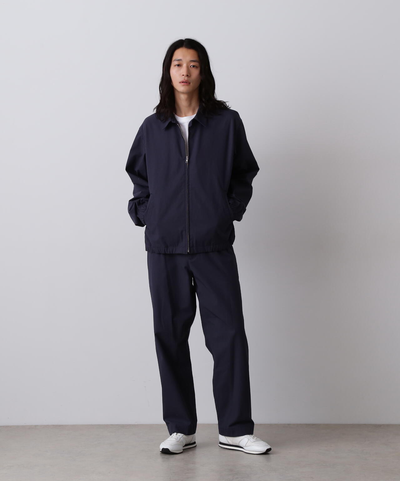 Y / ORGANIC COTTON / RECYCLE POLYESTER TWILL ADJUSTER TROUSERS