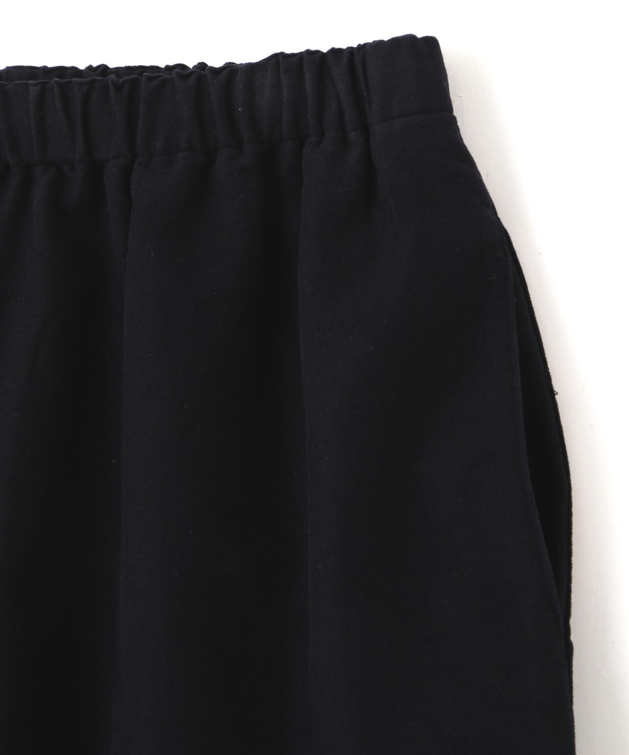 Y / ORGANIC COTTON SOFT MOLESKIN EASY TROUSERS