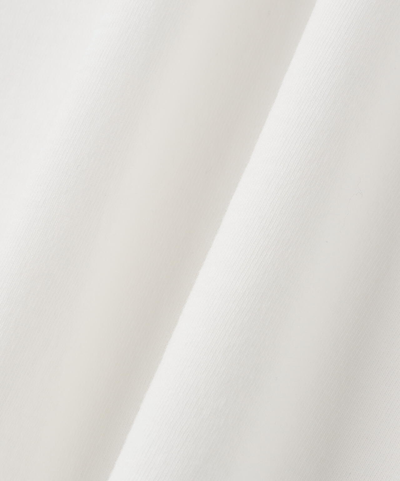 Y / ORGANIC COTTON JERSEY MOCK NECK SHORT SLEEVE T‐SHIRT