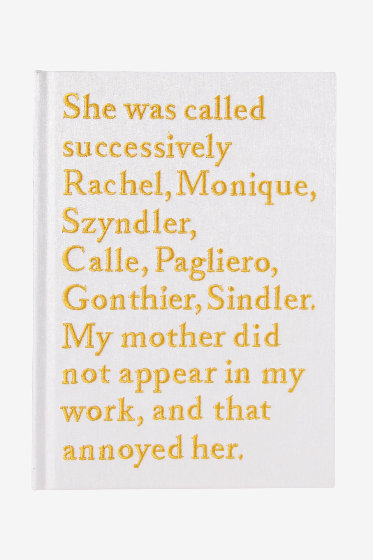 Rachel, Monique... / Sophie Calle